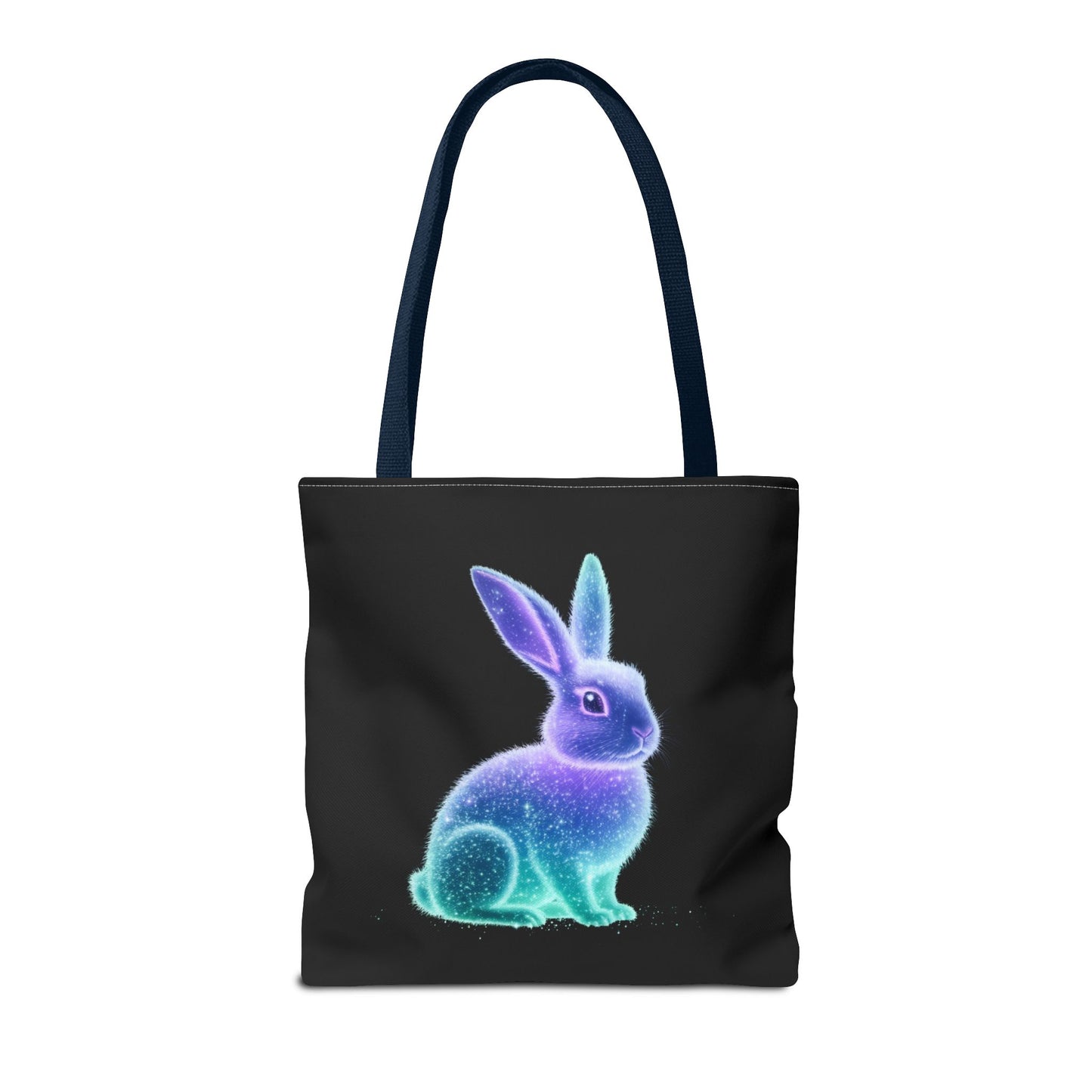 Bioluminescent Easter Bunny Tote Bag Easter Bag Easter Tote Reusable Shopping Bag