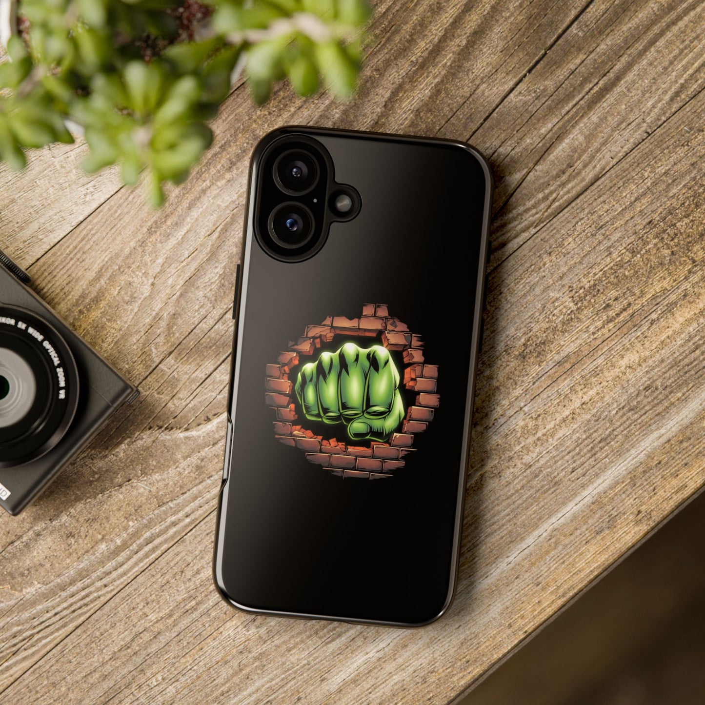 iPhone Case Green Fist Tough Case, Comic Book Phone Case, iPhone Case for Geeks