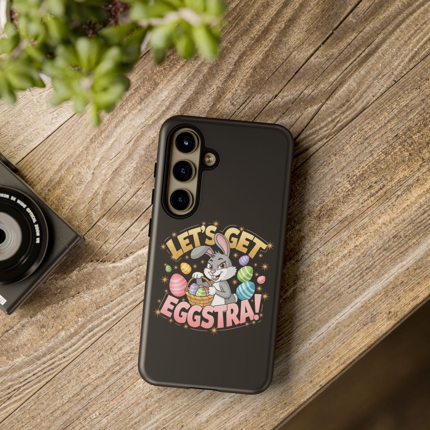 Samsung Phone Case Easter Bunny Let's Get Eggstra Samsung Case