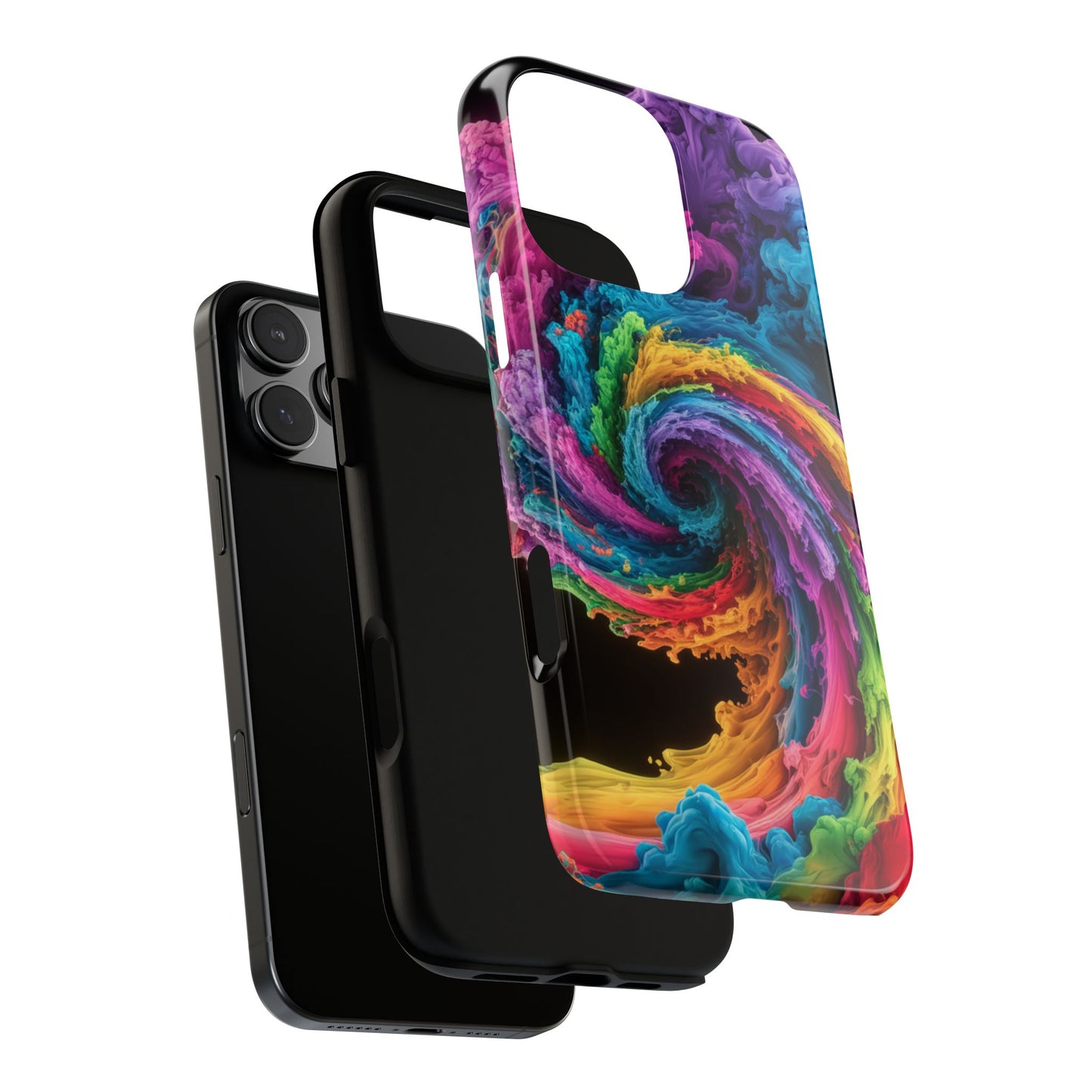 iPhone Case - Colorful Swirl Design