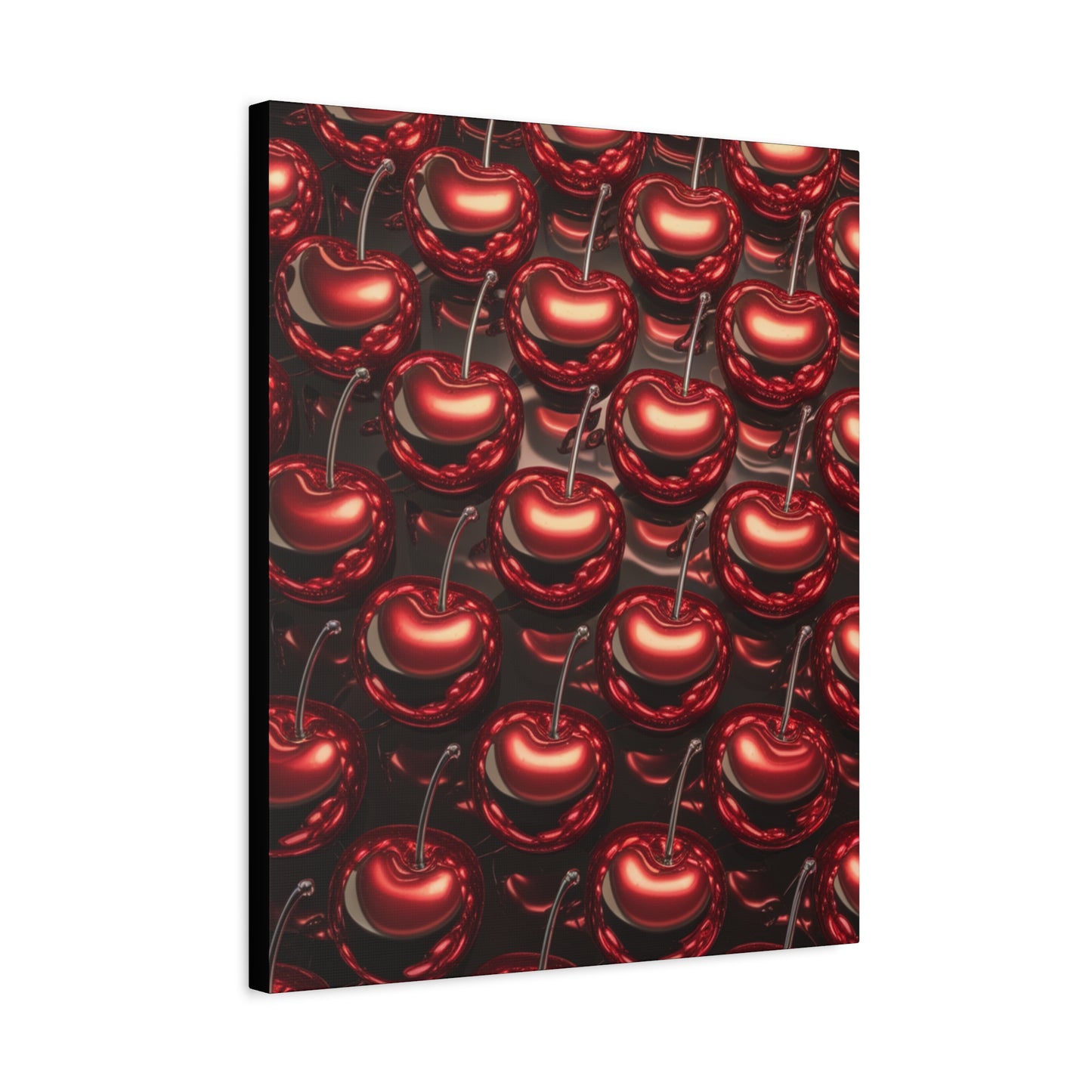 Canvas Wall Art - Colorful Shiny Cherries