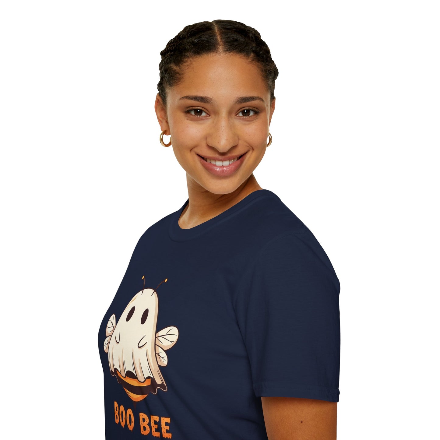 Funny Boo Bee Halloween Shirt – Cute Ghost Bee Costume Tee, Spooky Season Pun Shirt, Bee Lover Gift, Fall T-Shirt, Unisex Sizes