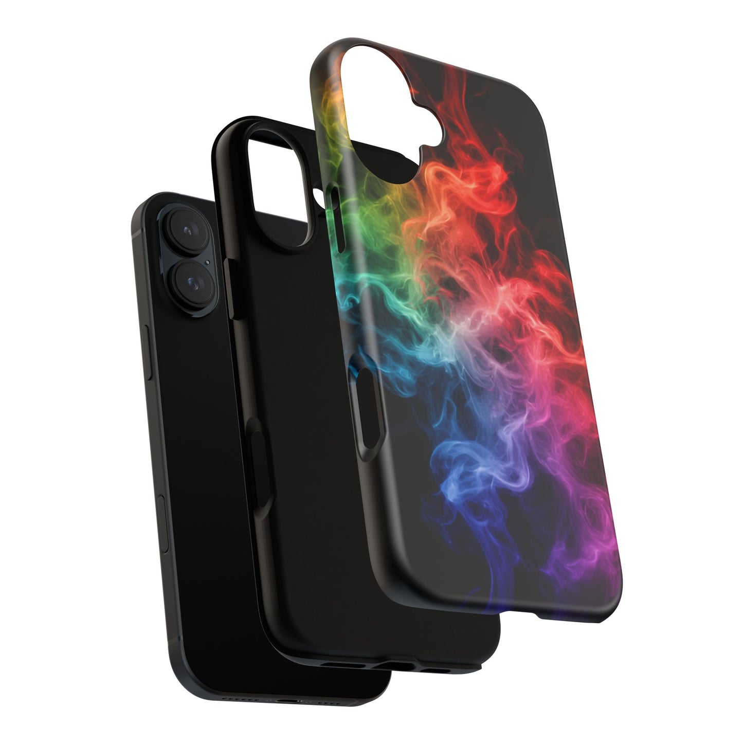 iPhone Case - Colorful Smoke Design