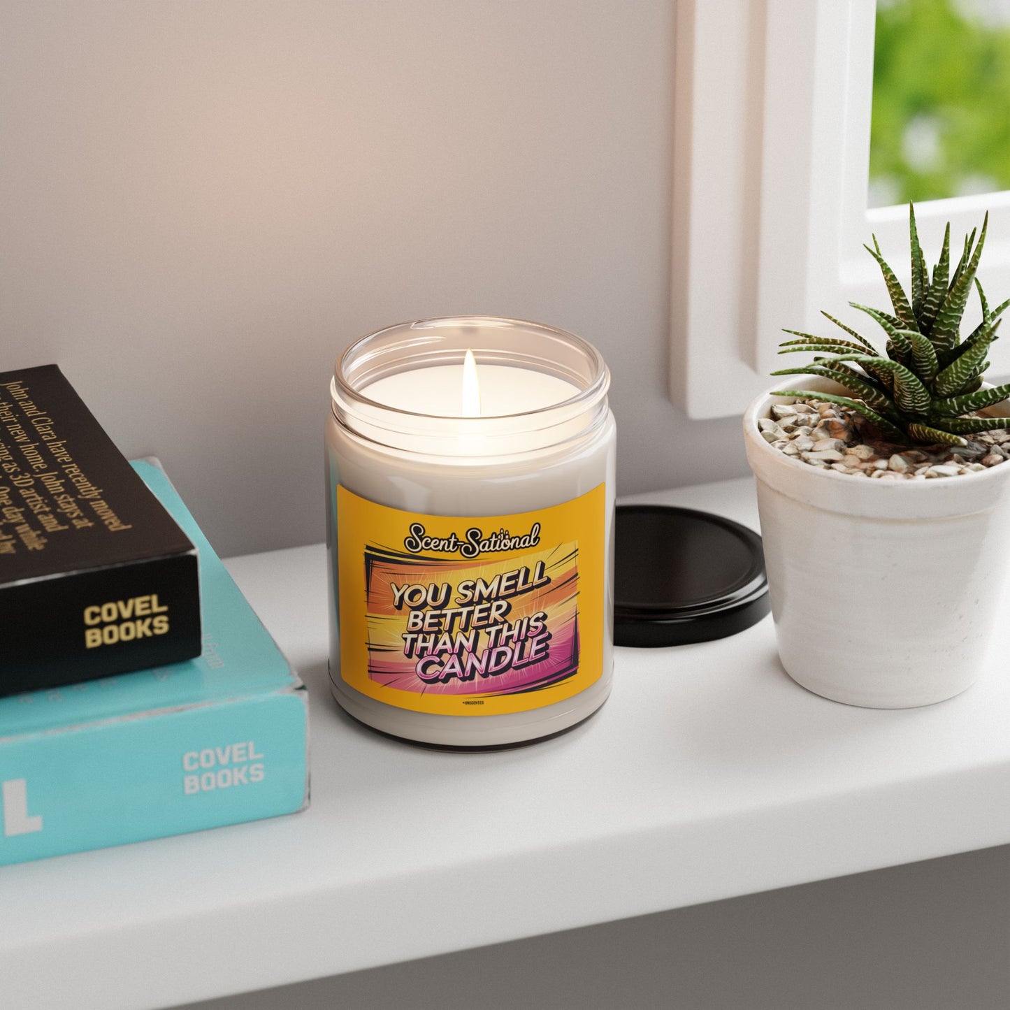 Funny Unscented Candle, You Smell Better Than This Candle, Gag Gift, Eco-Friendly Soy Candle, Reusable Jar, Birthday Or Office Gift Idea