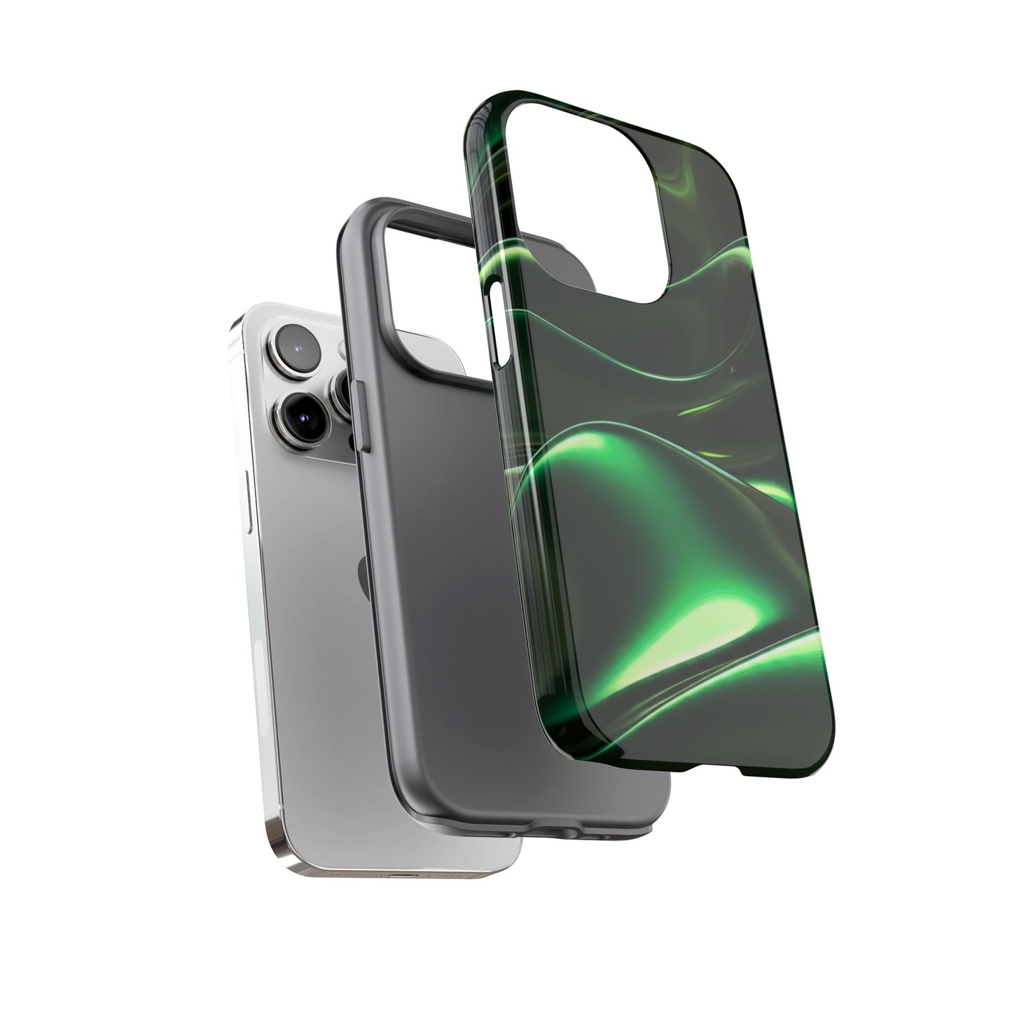 iPhone Case - Fluid Metallic Design