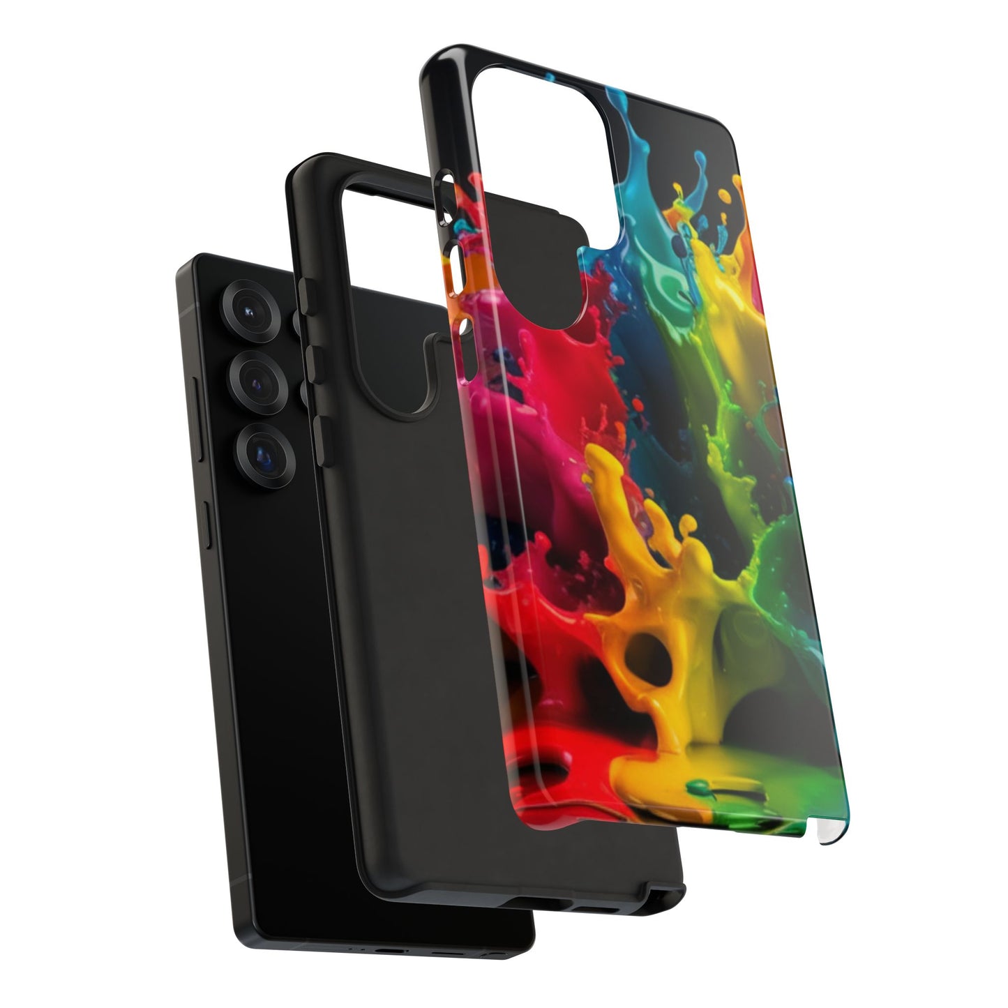 Vibrant Splash Samsung Phone Case - Tough Spectrum Splash Samsung Case