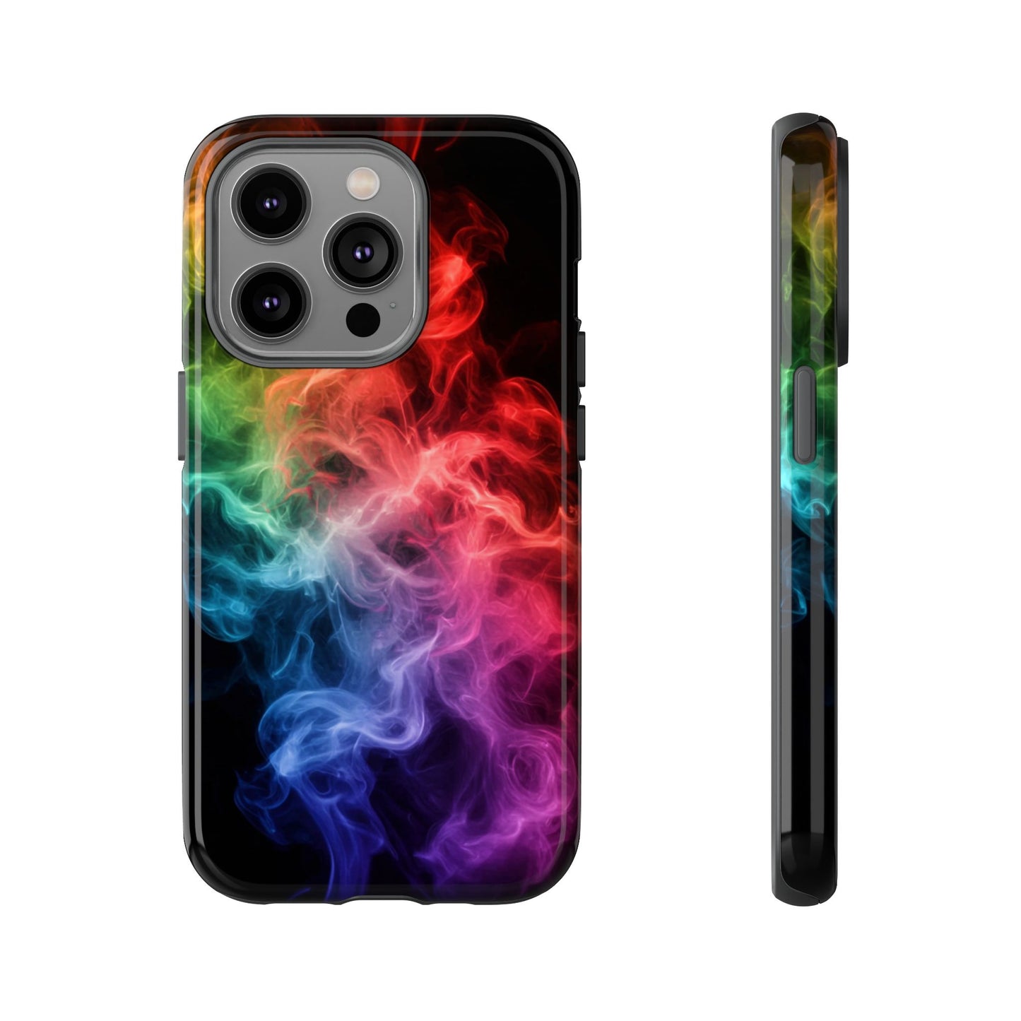 iPhone Case - Colorful Smoke Design