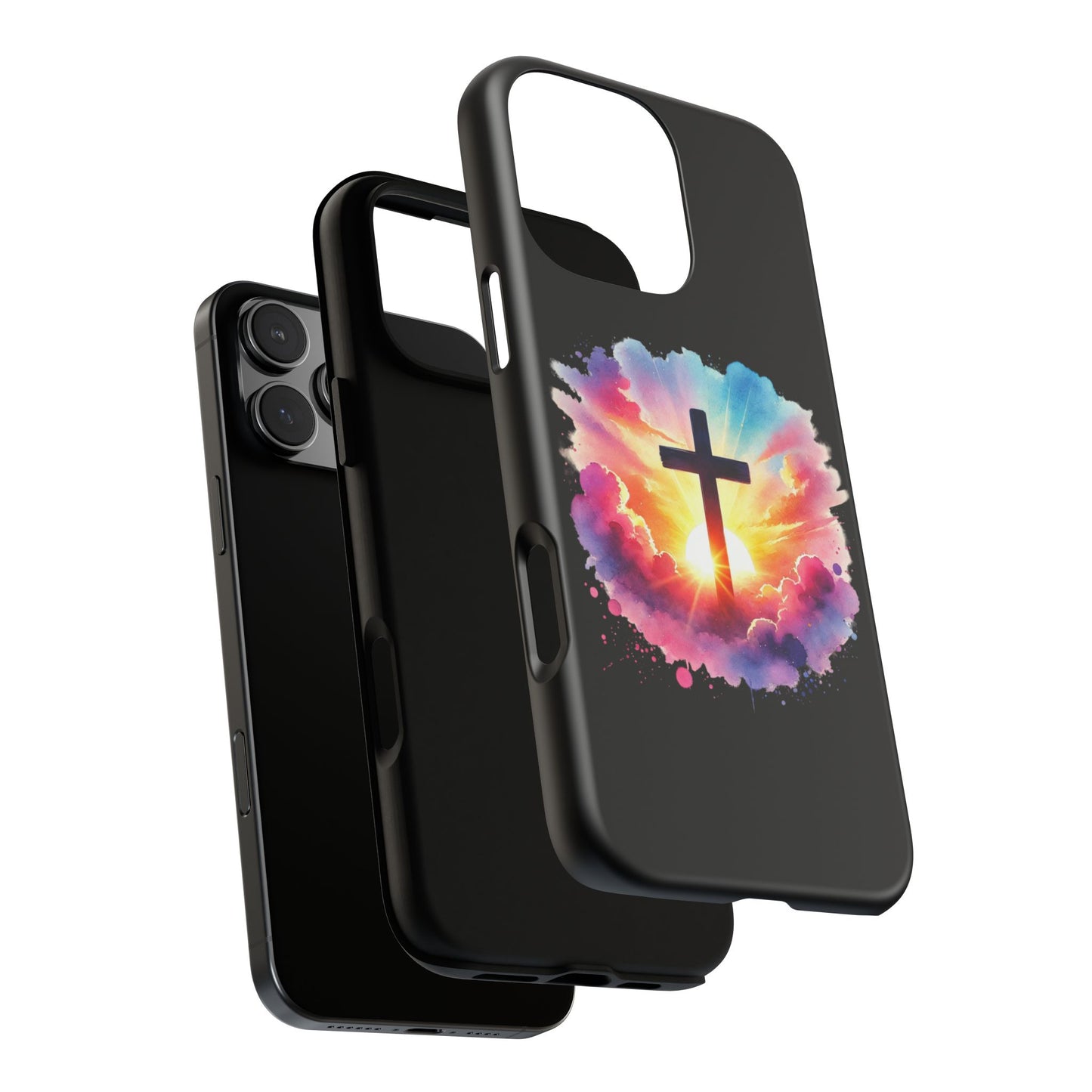 Inspirational Cross iPhone Case Christian Phone Case Easter iPhone Case Faith Based Case Easter iPhone Case