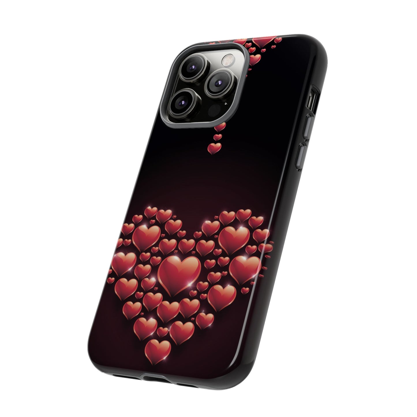 iPhone Case - Heart Made Out of Hearts Design
