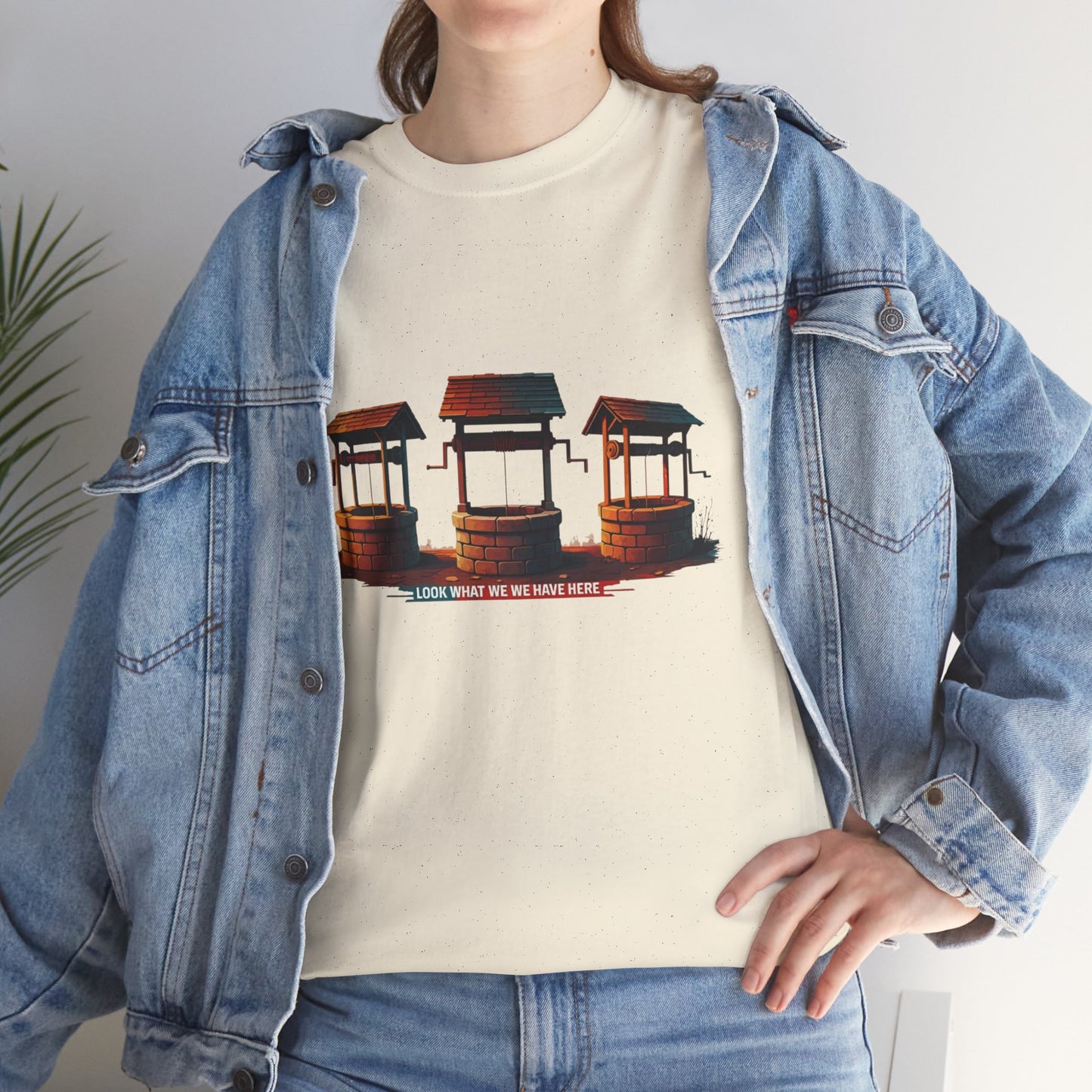 Funny “Well Well Well” T-Shirt • Pun Graphic Tee with Wishing Wells • Retro Vintage Humor Shirt • Gift for Pun Lovers & Joke Fans