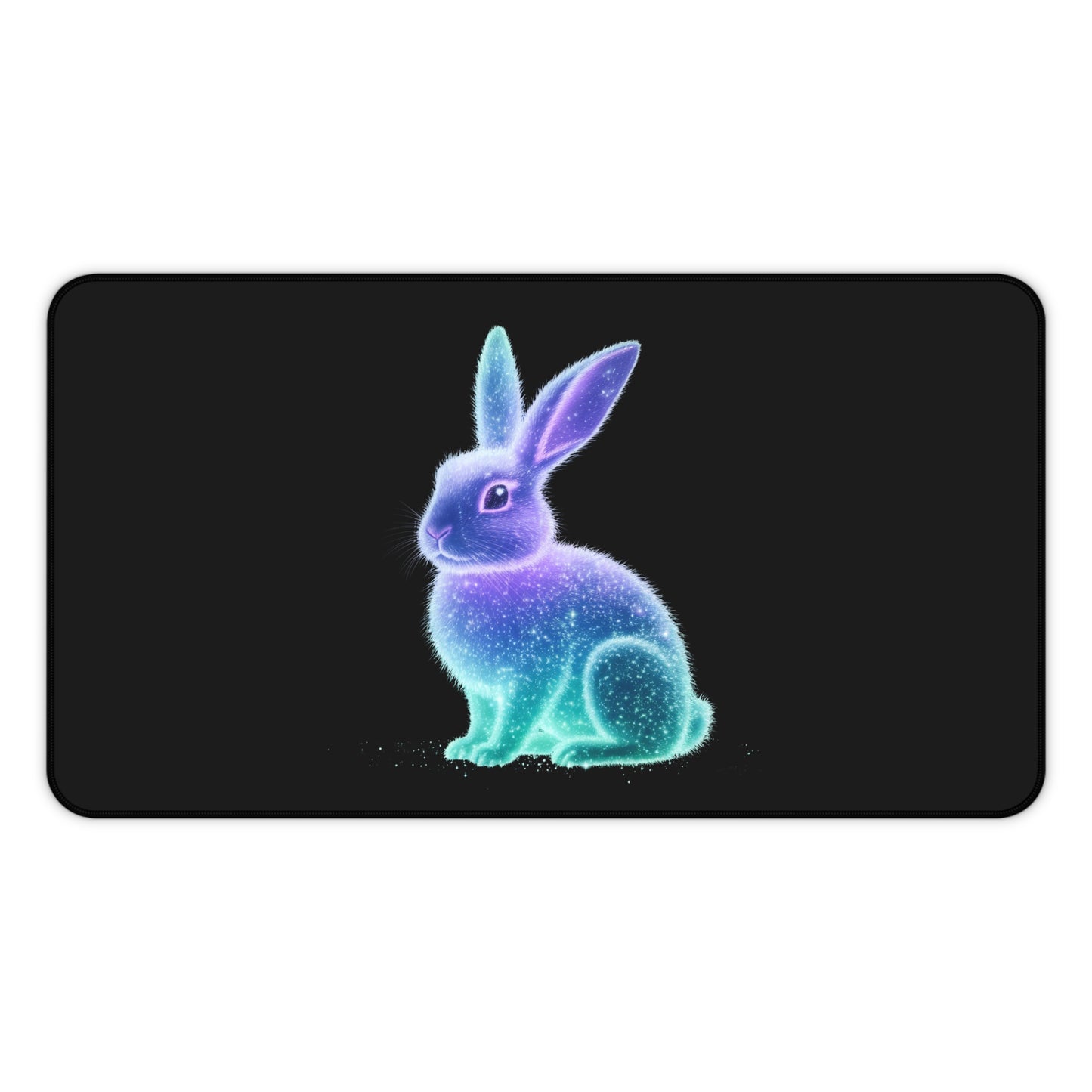 Desk Mat Bioluminescent Easter Bunny Easter Mouse Pad Easter Bunny Office Decor