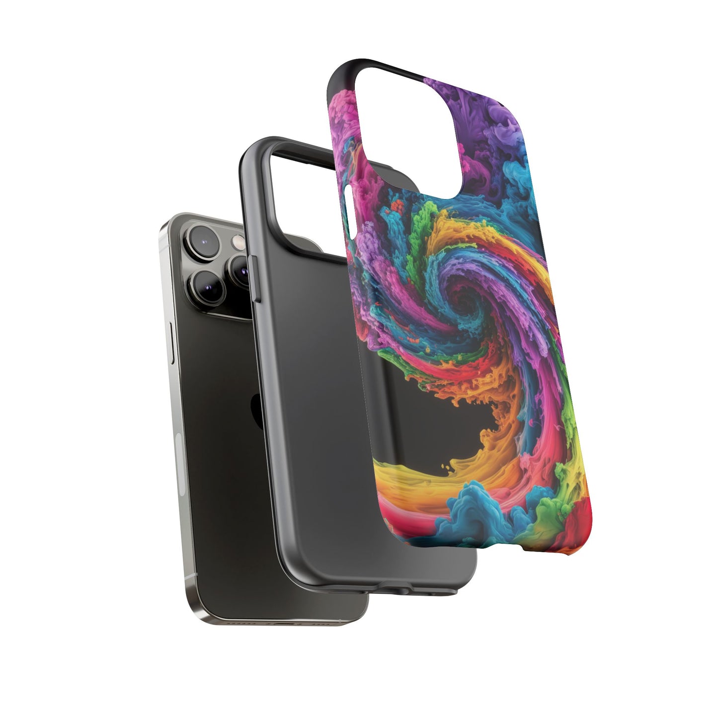 iPhone Case - Colorful Swirl Design