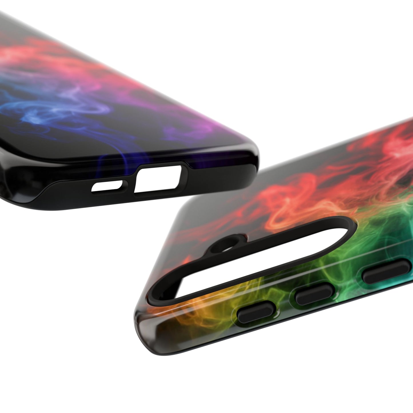 Samsung Galaxy Tough Case with Colorful Smoke Design