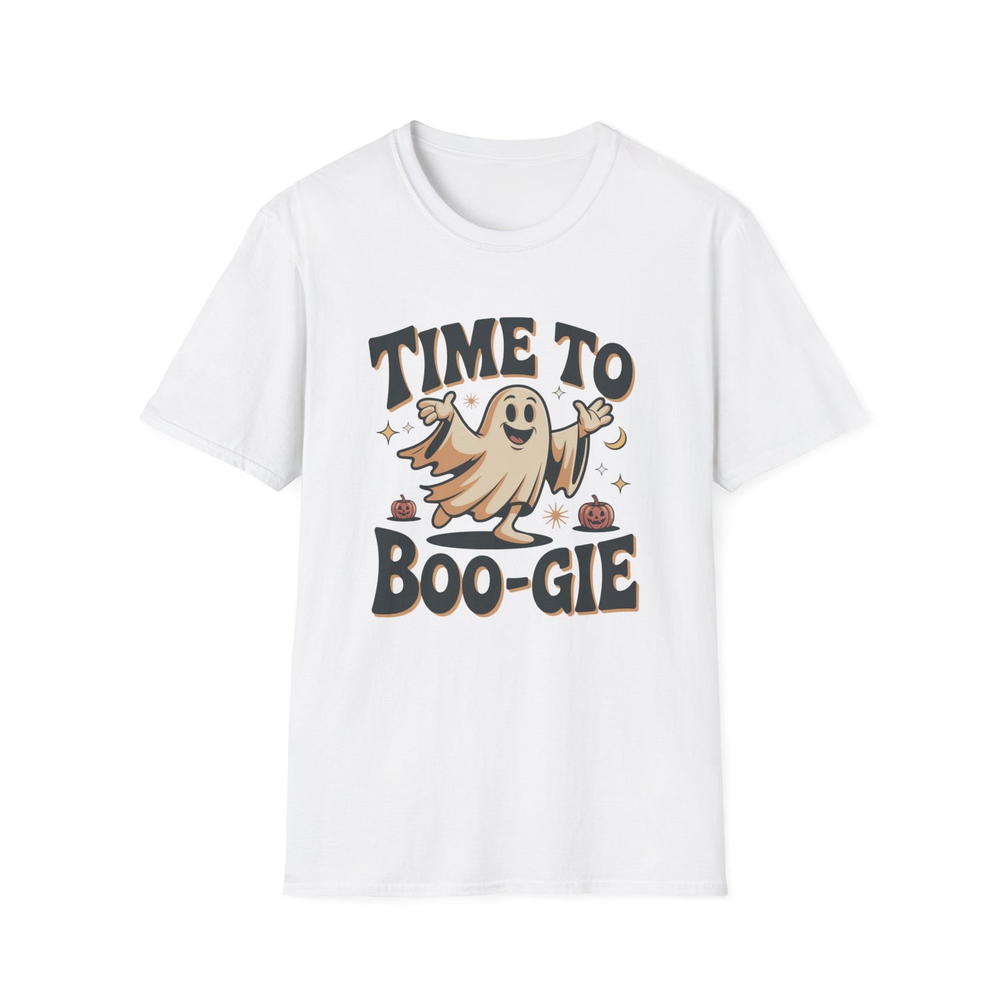 Time To Boo-gie Ghost Dance Halloween T-Shirt • Retro Spooky Ghost Tee • Funny Boo-gie Costume Tee • Spooky Season Graphic Shirt