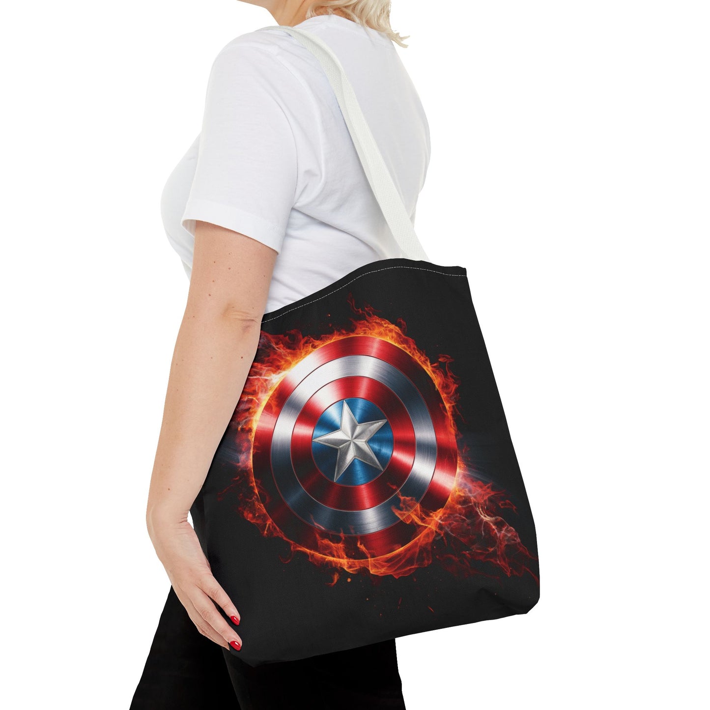 Captain America Shield Tote Bag