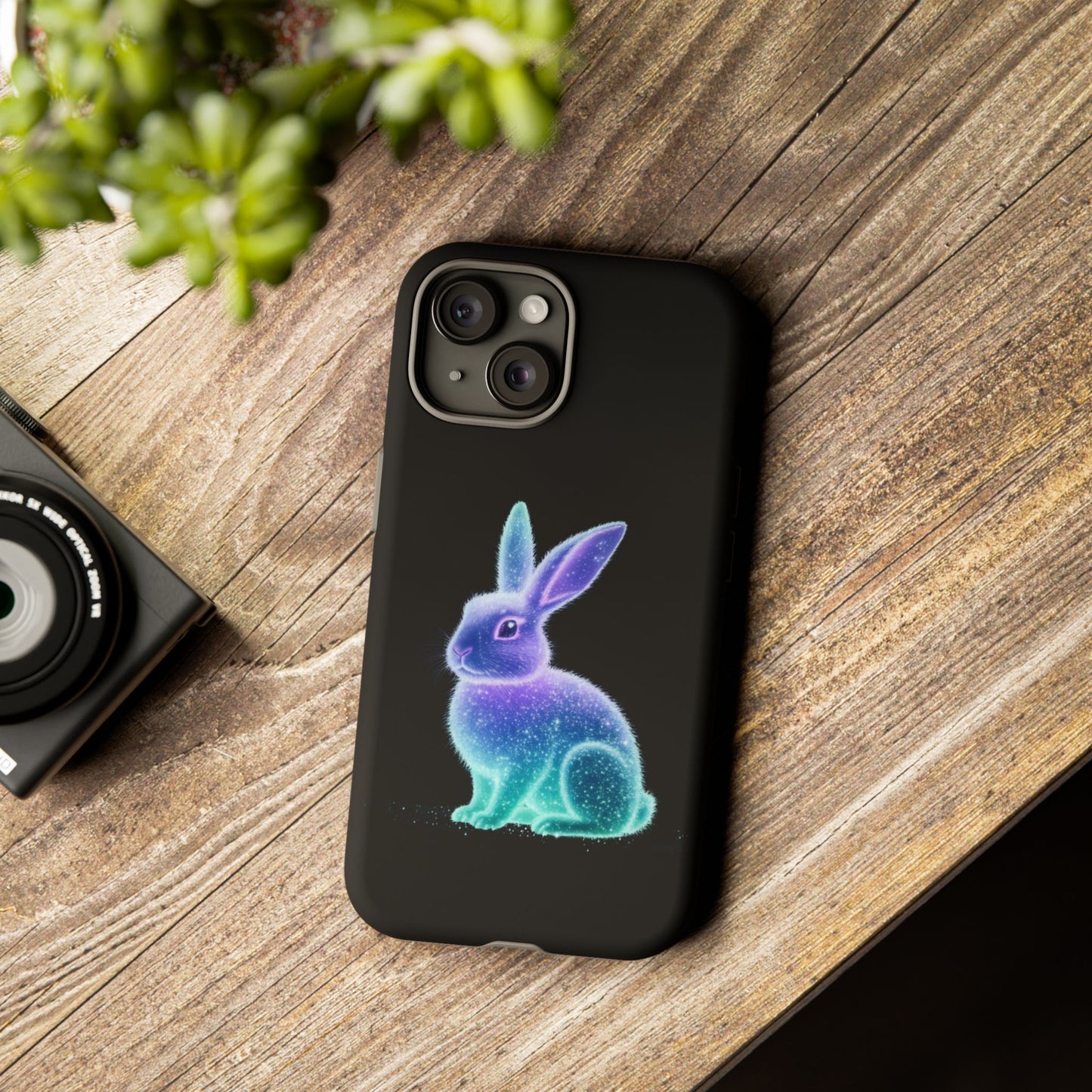 iPhone Case - Bioluminescent Easter Bunny Design