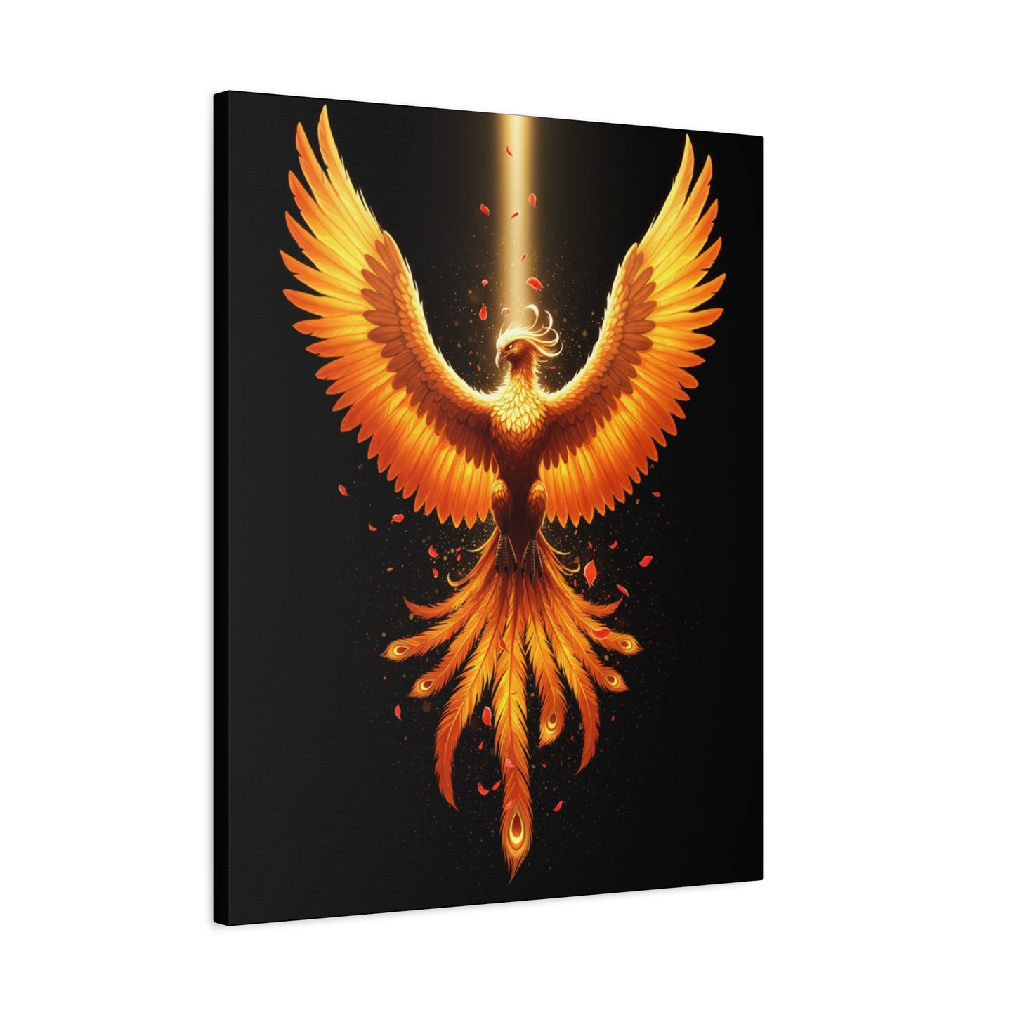 Phoenix Canvas Firebird Art Fire Bird Decor Modern Home Decor Legendary Bird Art
