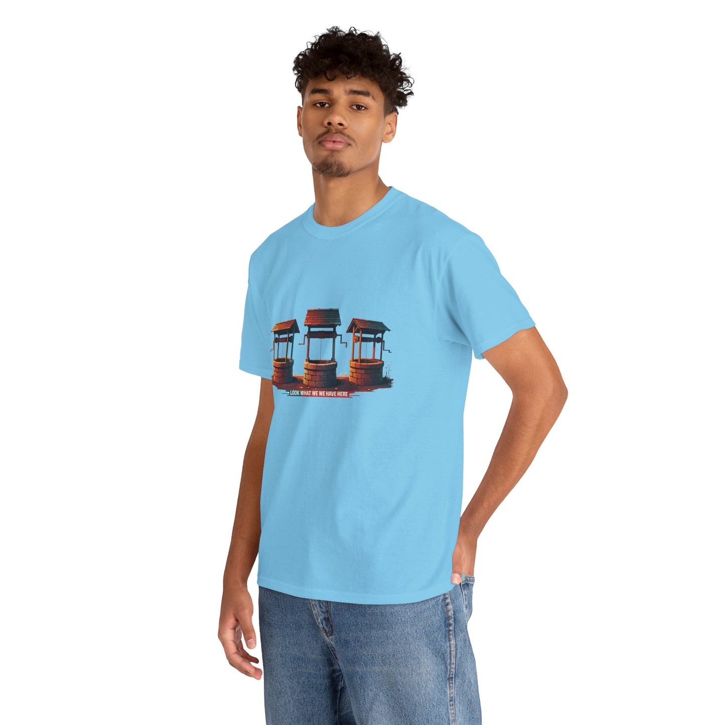Funny “Well Well Well” T-Shirt • Pun Graphic Tee with Wishing Wells • Retro Vintage Humor Shirt • Gift for Pun Lovers & Joke Fans