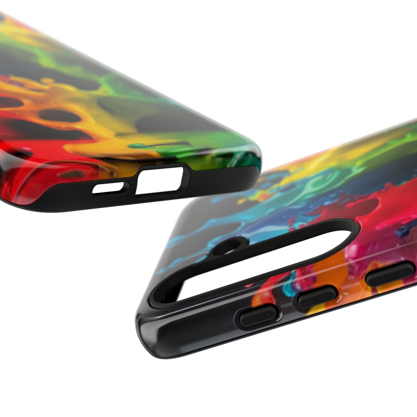 Vibrant Splash Samsung Phone Case - Tough Spectrum Splash Samsung Case