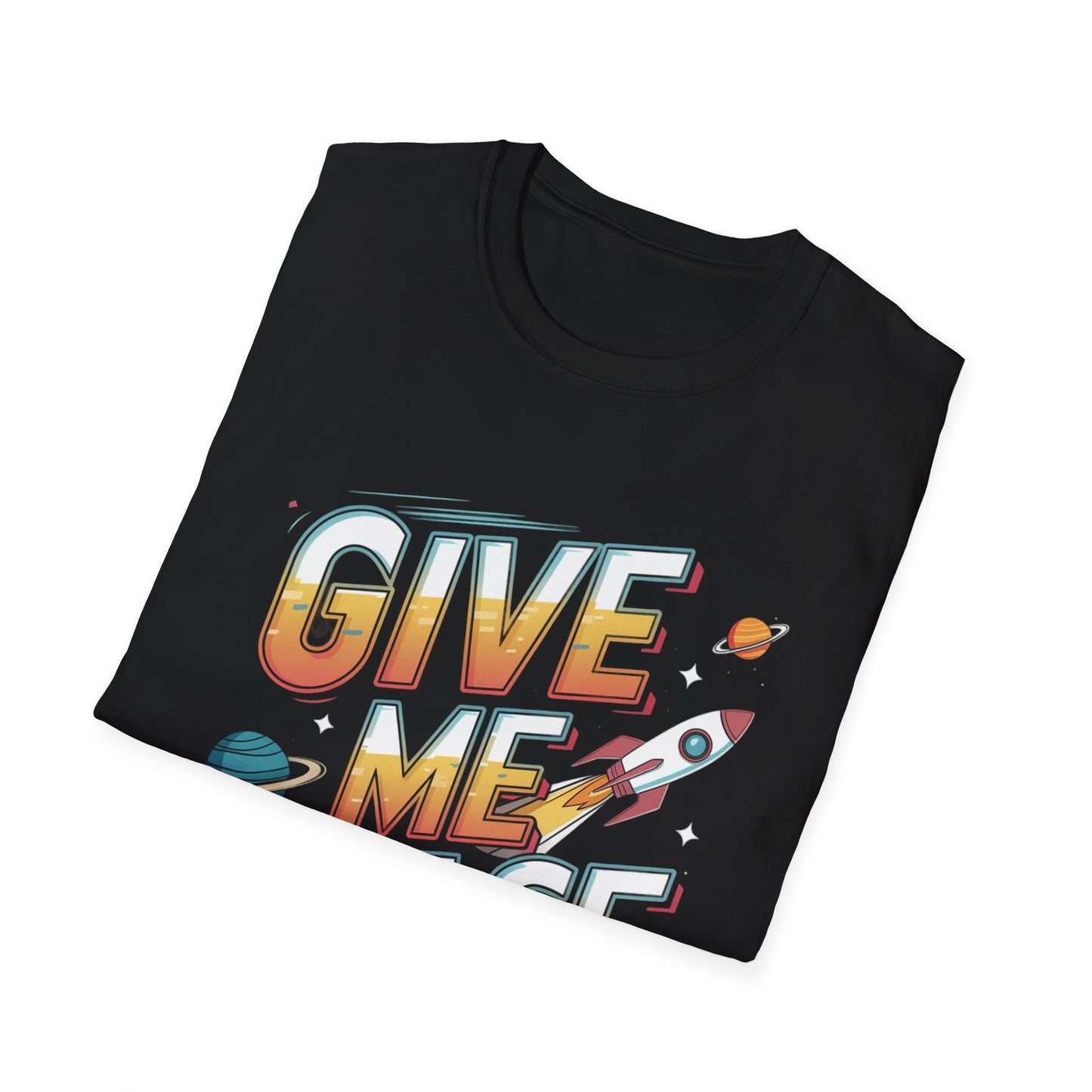Give Me Space Shirt | Funny Space T-Shirt for Men Women | Rocket Planet Graphic Tee | Sarcastic Galaxy Shirt | Gift for Introverts