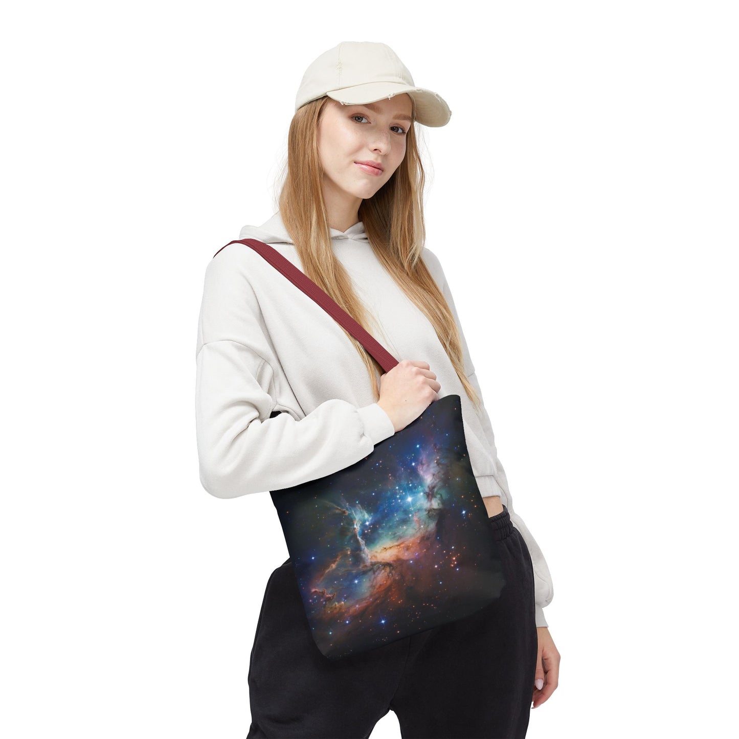Space Galactic Tote Bag Starry Bag Reusable Tote Cosmic Bag Shopping Bag