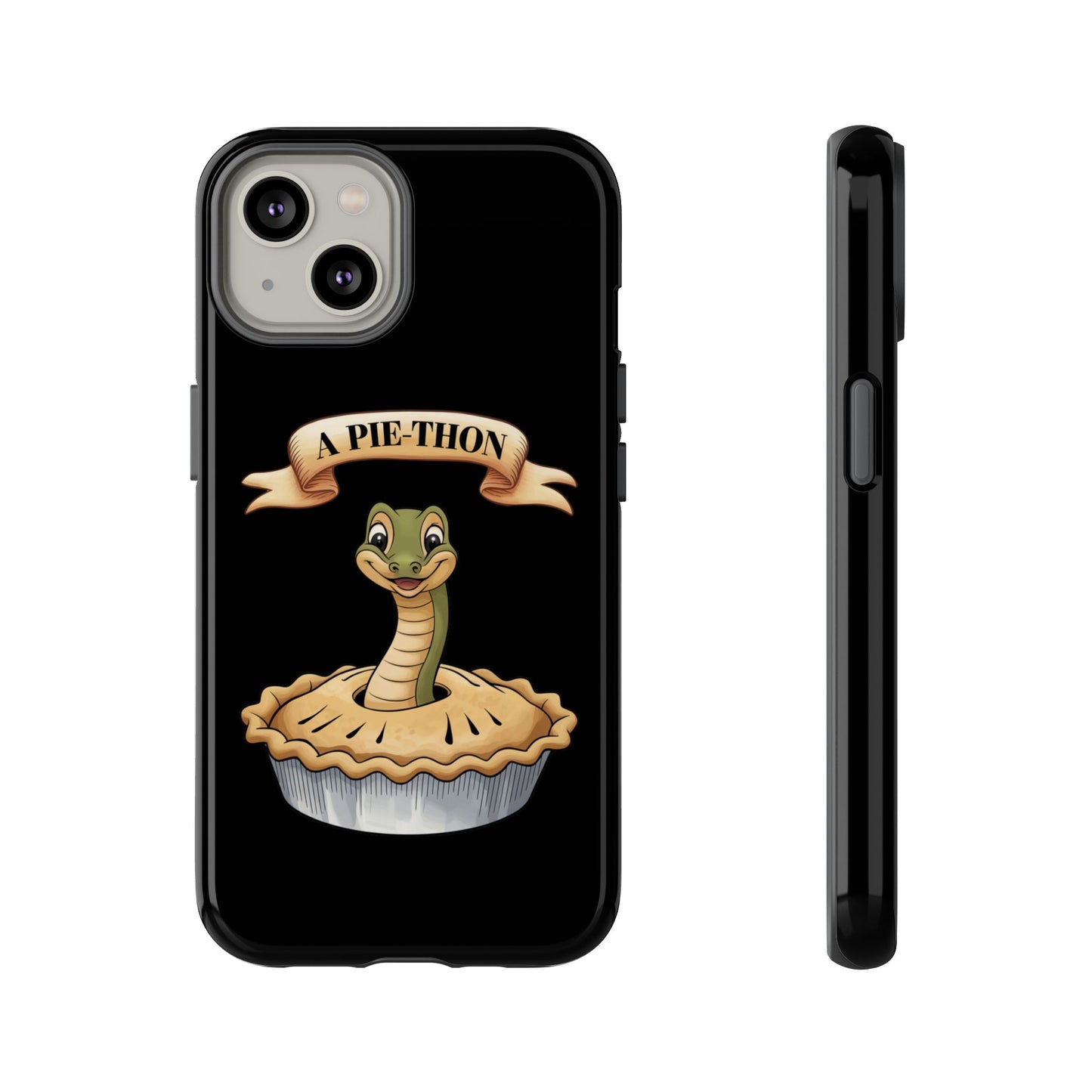 iPhone Case - 'Pie-Thon' Snake Pie Funny Tough Case