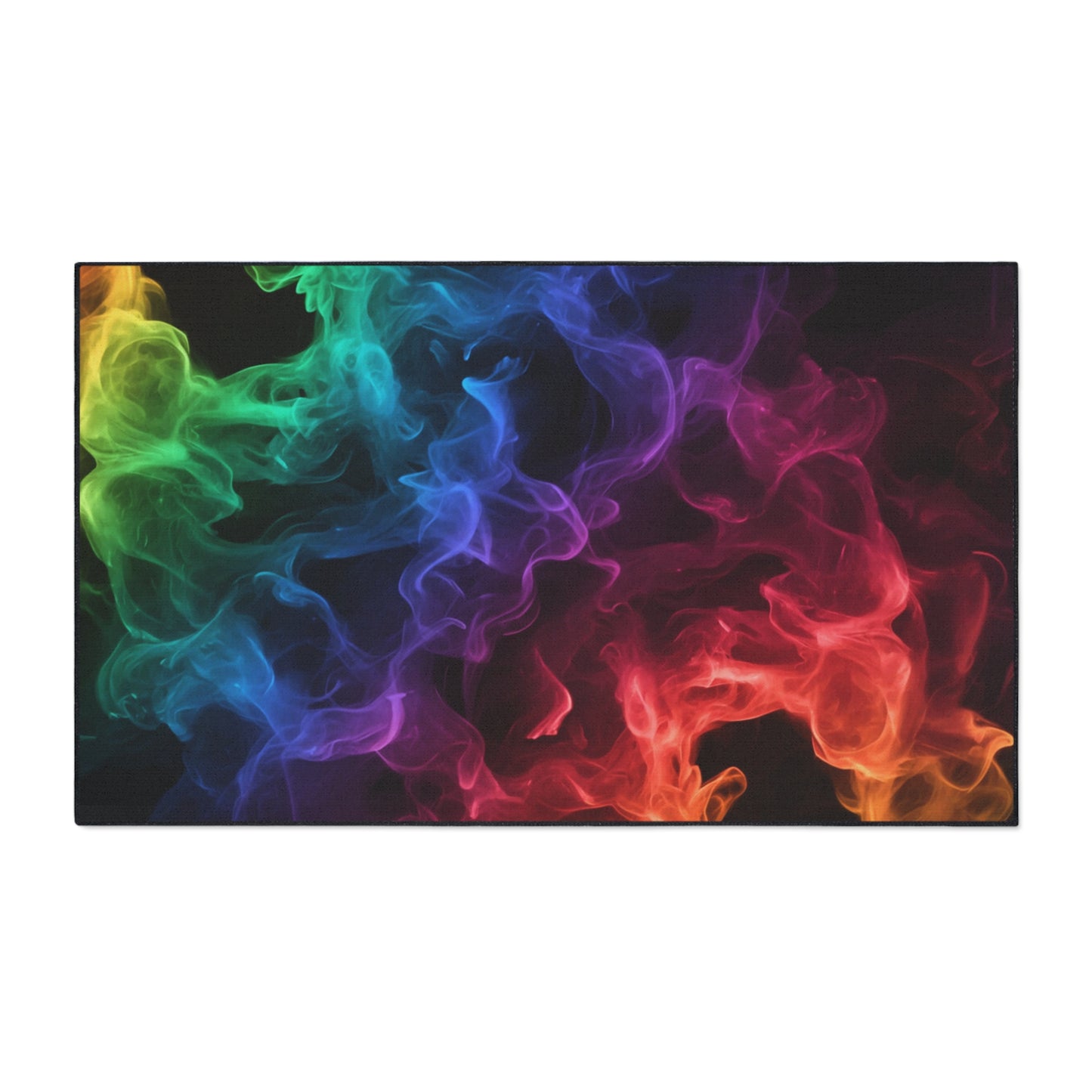 Floor Mat - Colorful Smoke Design