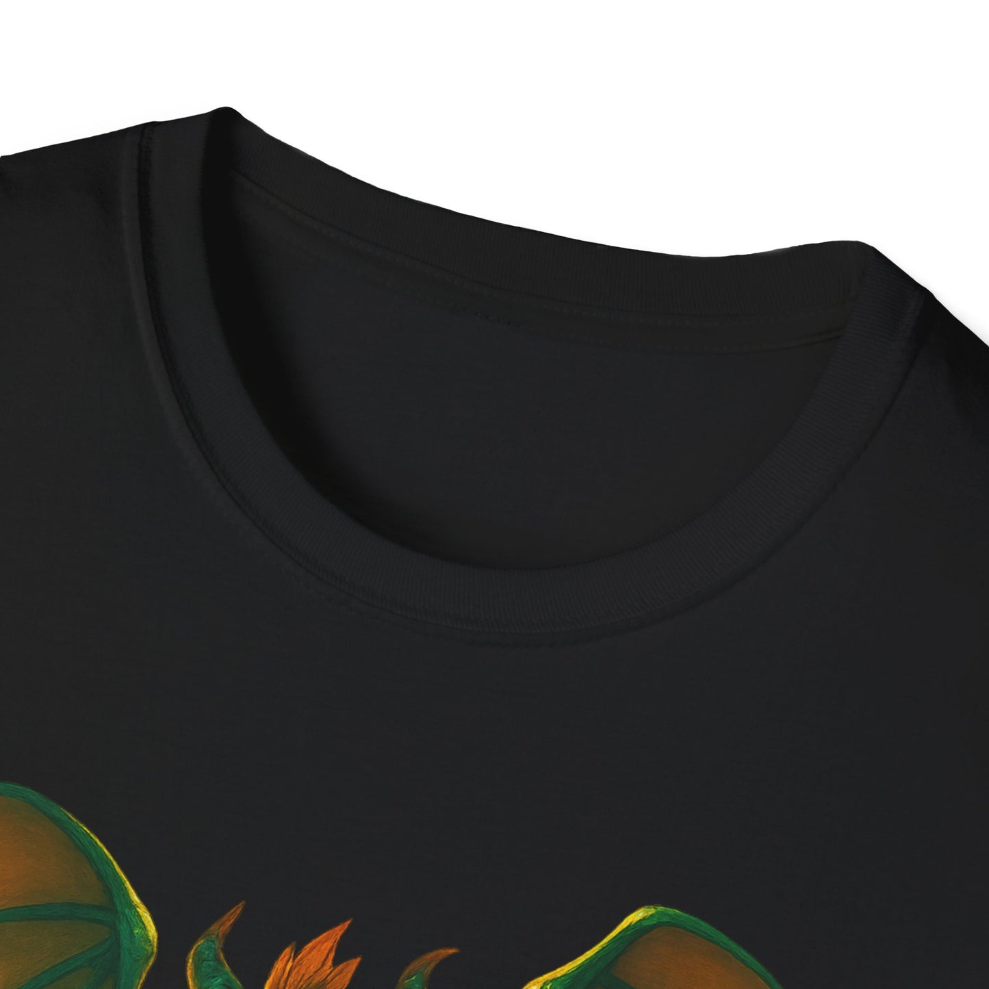 Green Dragon Fantasy T-Shirt | Unisex Mythical Creature Tee | DnD Gamer Gift | Cool Dragon Shirt | Magic RPG Nerdy Graphic Tee