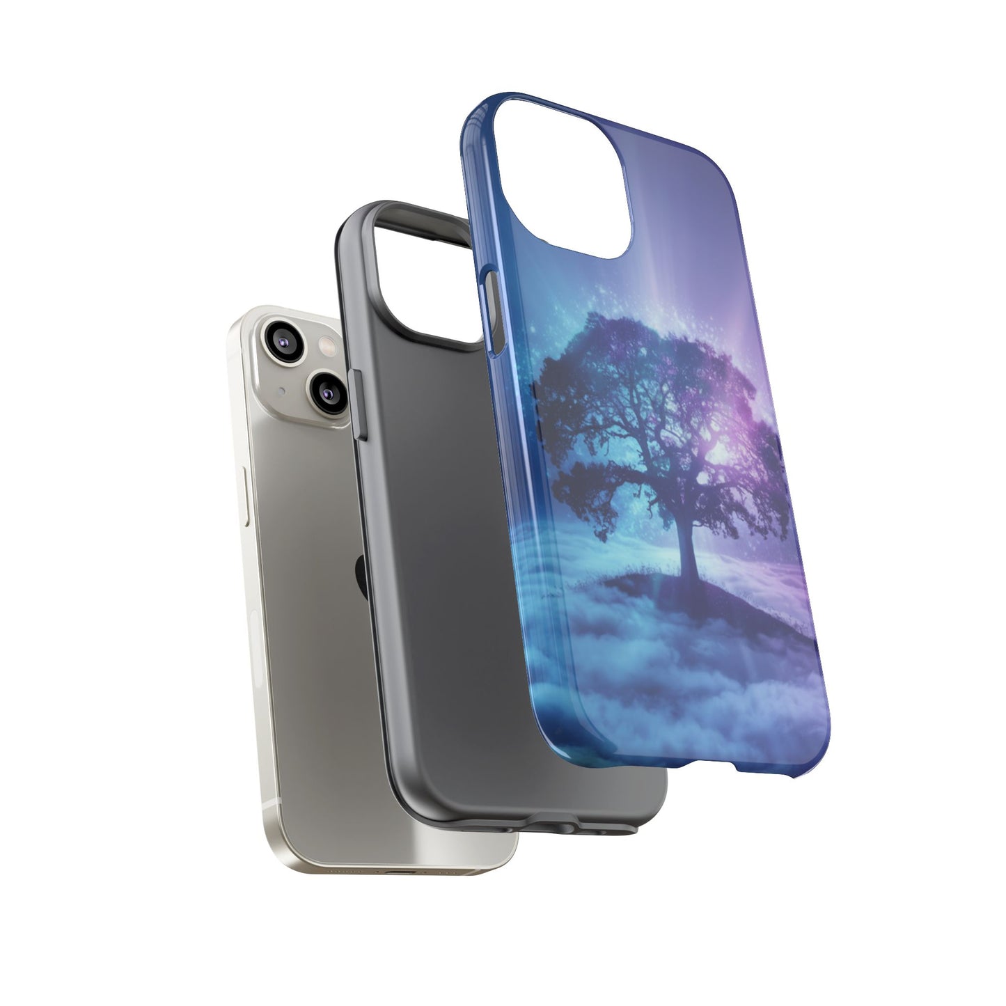 iPhone Case with Dreamy Tree Design
