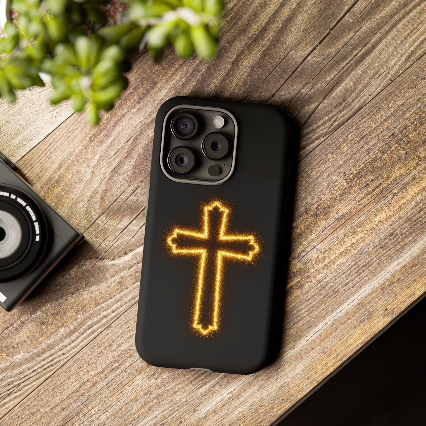 Glowing Cross Phone Case - Faith-Inspired Tough Cases