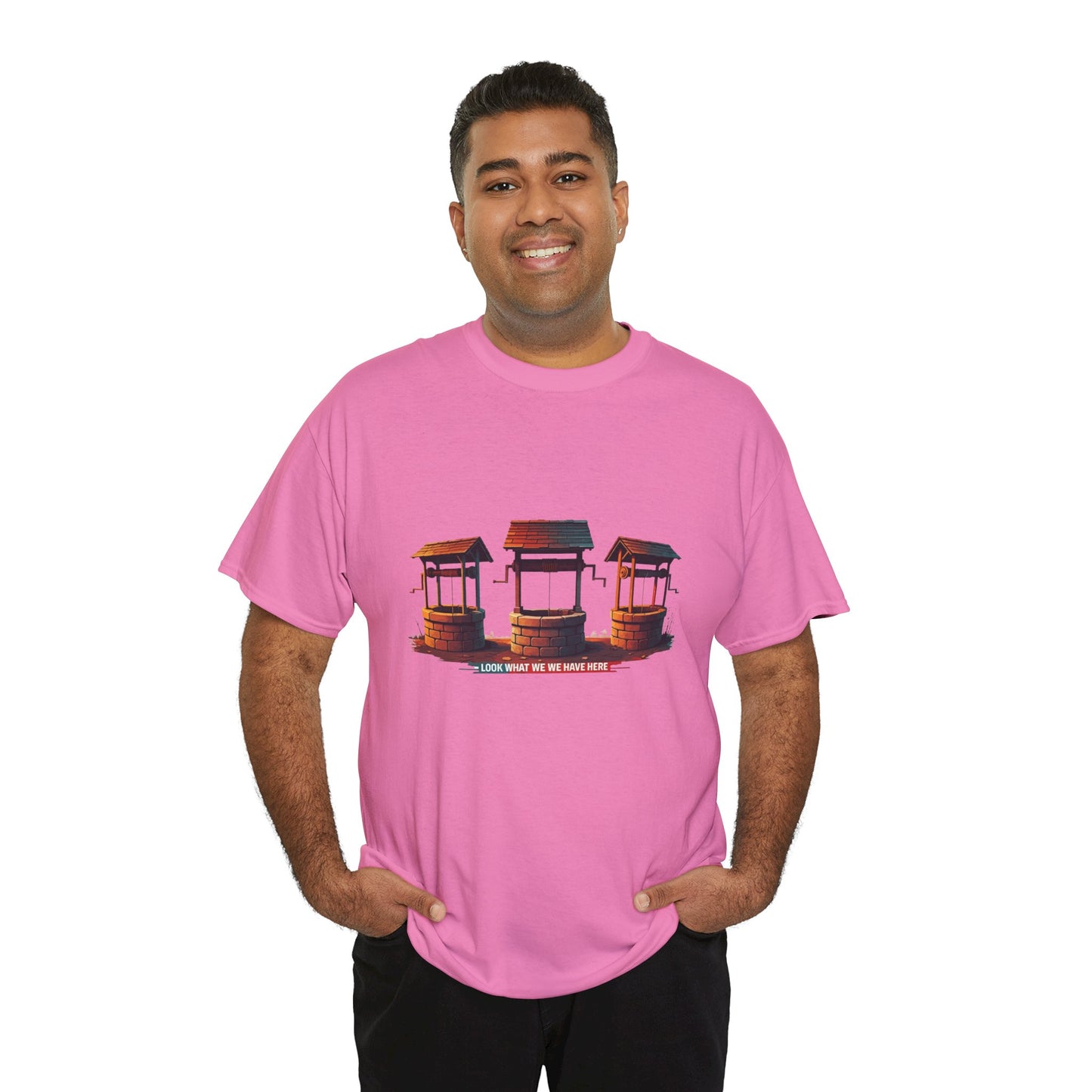 Funny “Well Well Well” T-Shirt • Pun Graphic Tee with Wishing Wells • Retro Vintage Humor Shirt • Gift for Pun Lovers & Joke Fans
