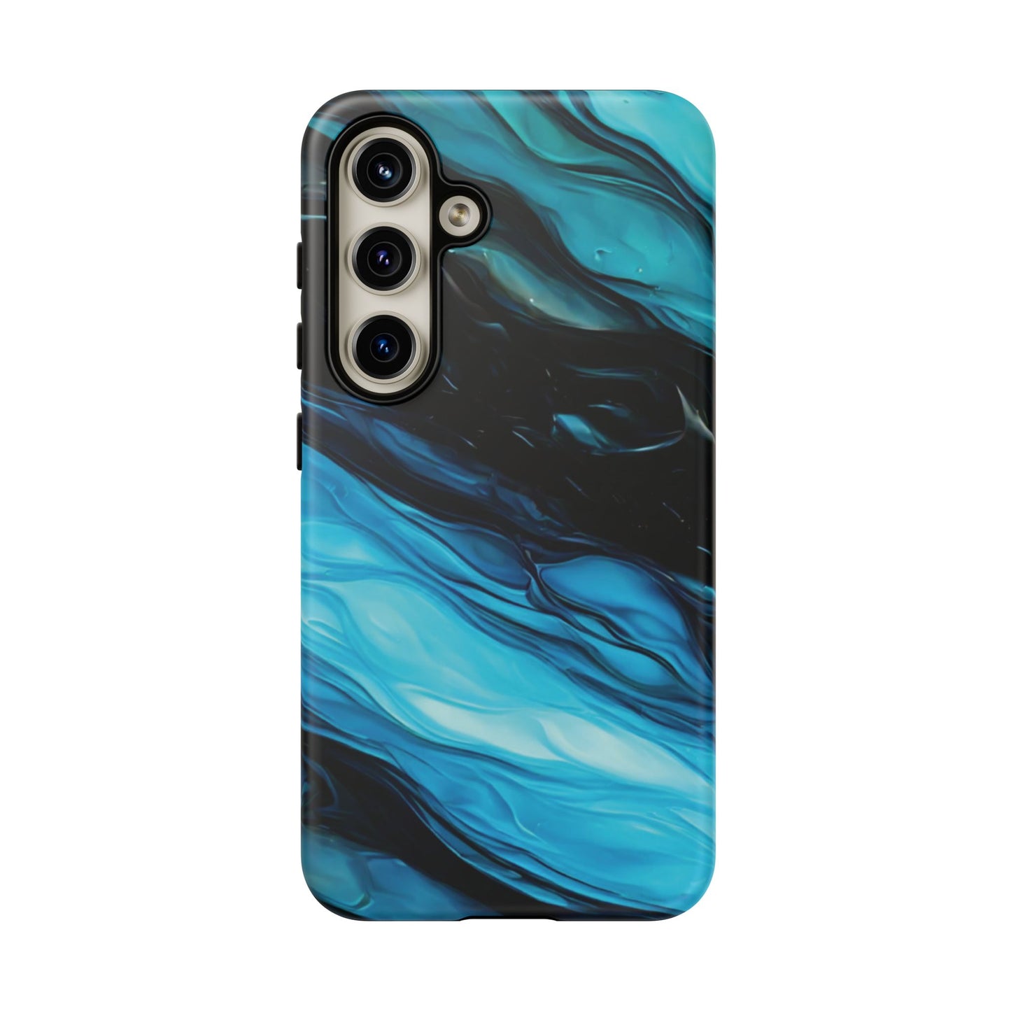 Samsung Galaxy Blue Splash Phone Case