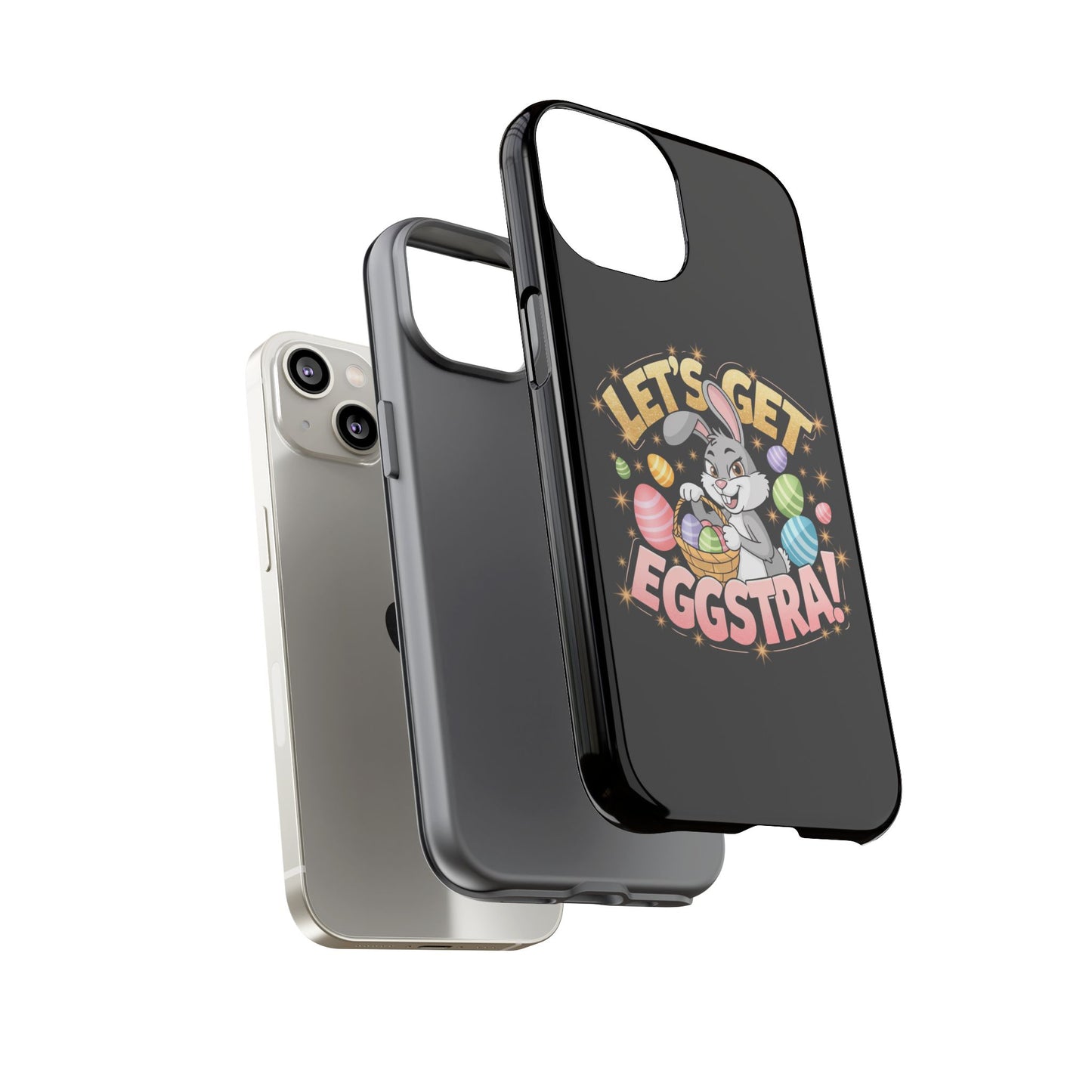 iPhone Case Easter Bunny 'Let's Get Eggstra Phone Case Easter iPhone Case