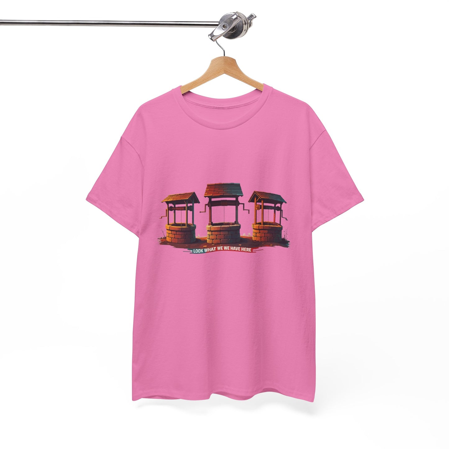 Funny “Well Well Well” T-Shirt • Pun Graphic Tee with Wishing Wells • Retro Vintage Humor Shirt • Gift for Pun Lovers & Joke Fans