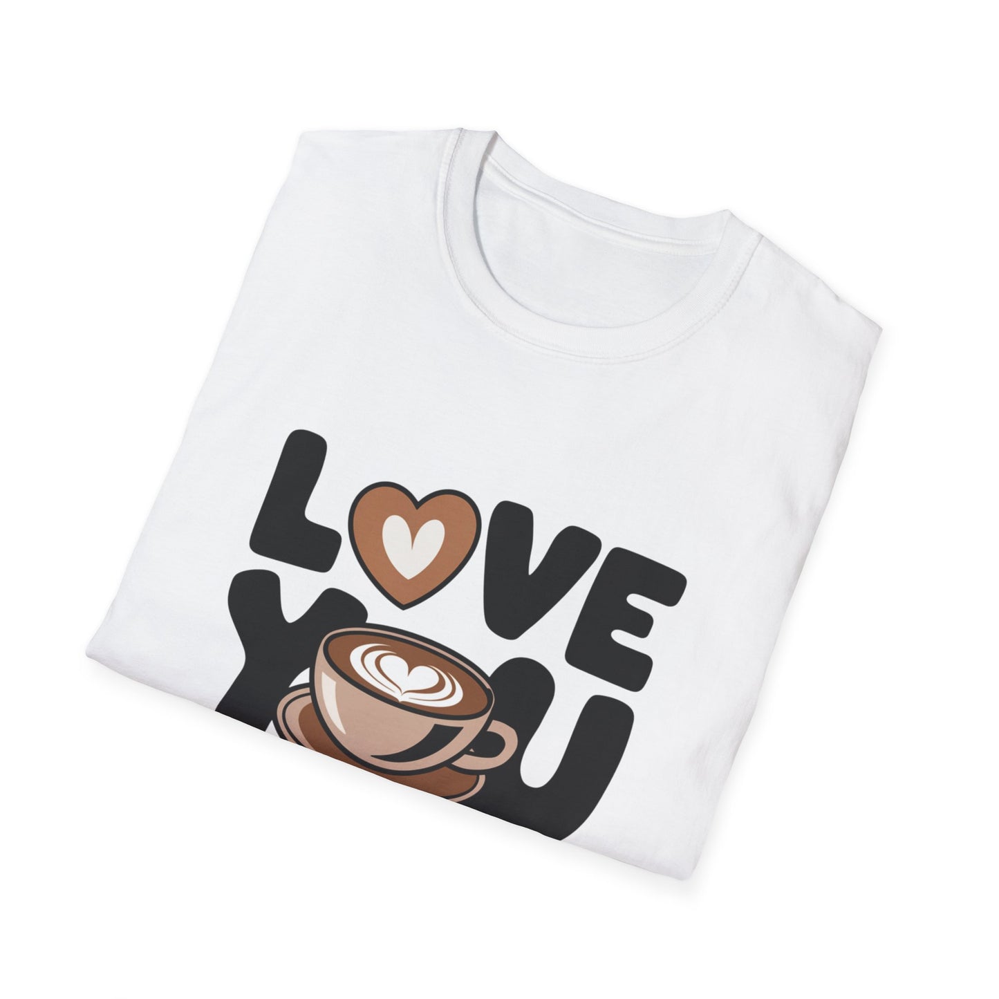 Love You Latte T‑Shirt – Cute Coffee Pun Tee | Latte Lover Gift | Coffee Humor Graphic Tee | Unisex Soft Cotton Coffee Shirt