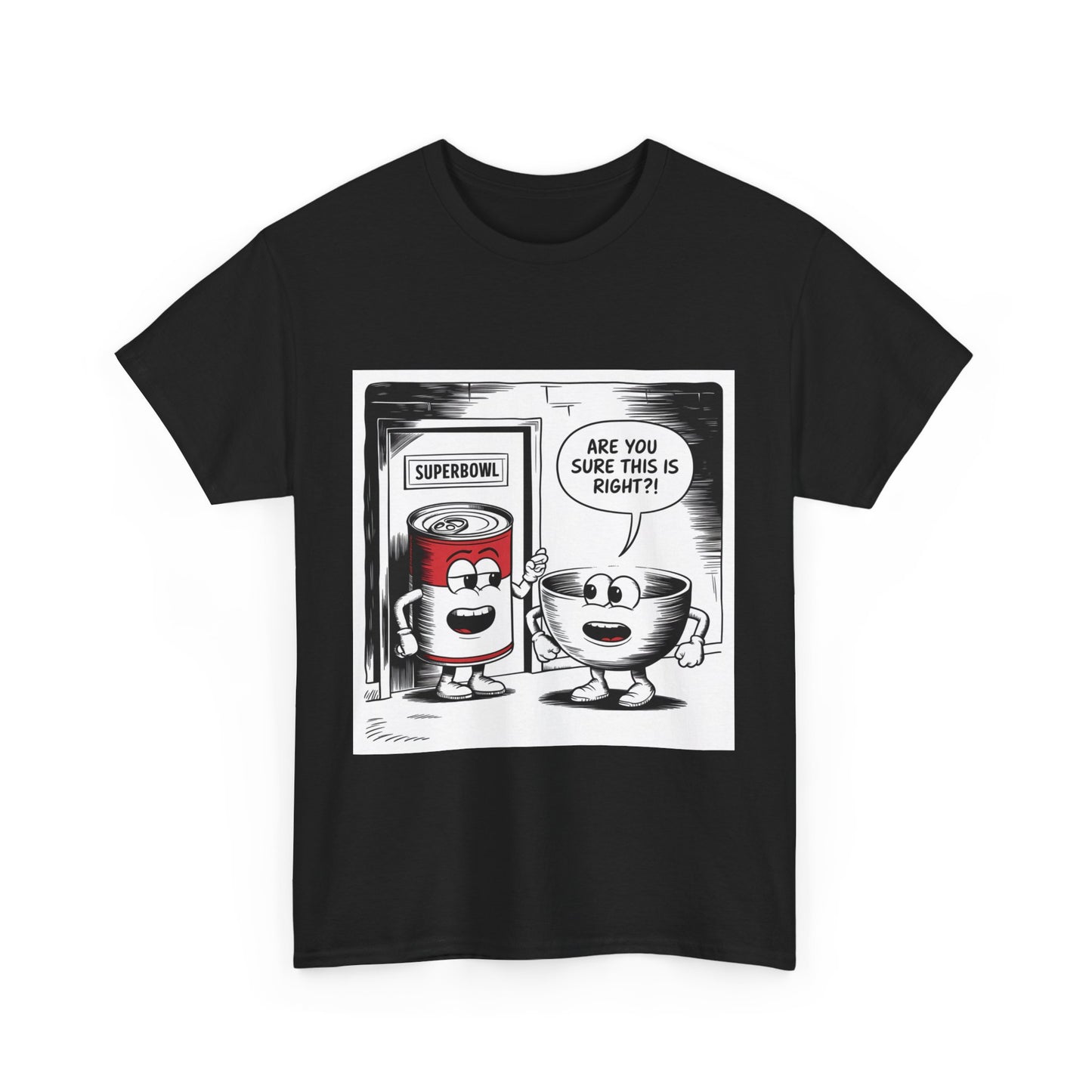 Comic Unisex Tee - Superbowl Design