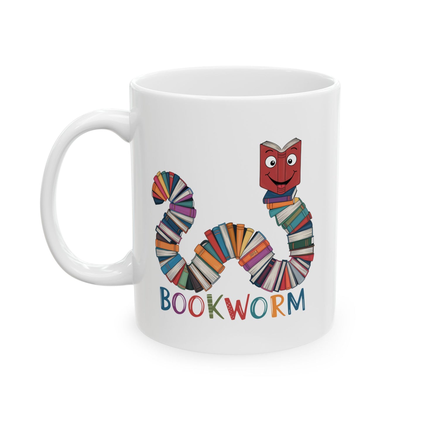 Bookworm Ceramic Mug