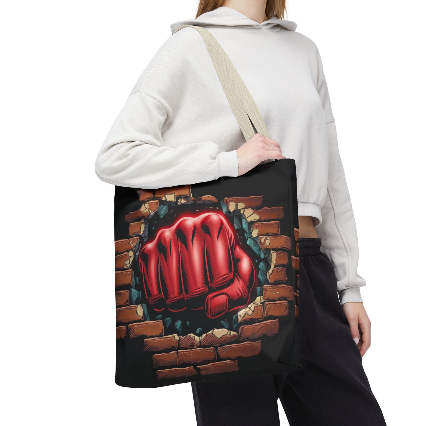 Red Fist Tote Bag