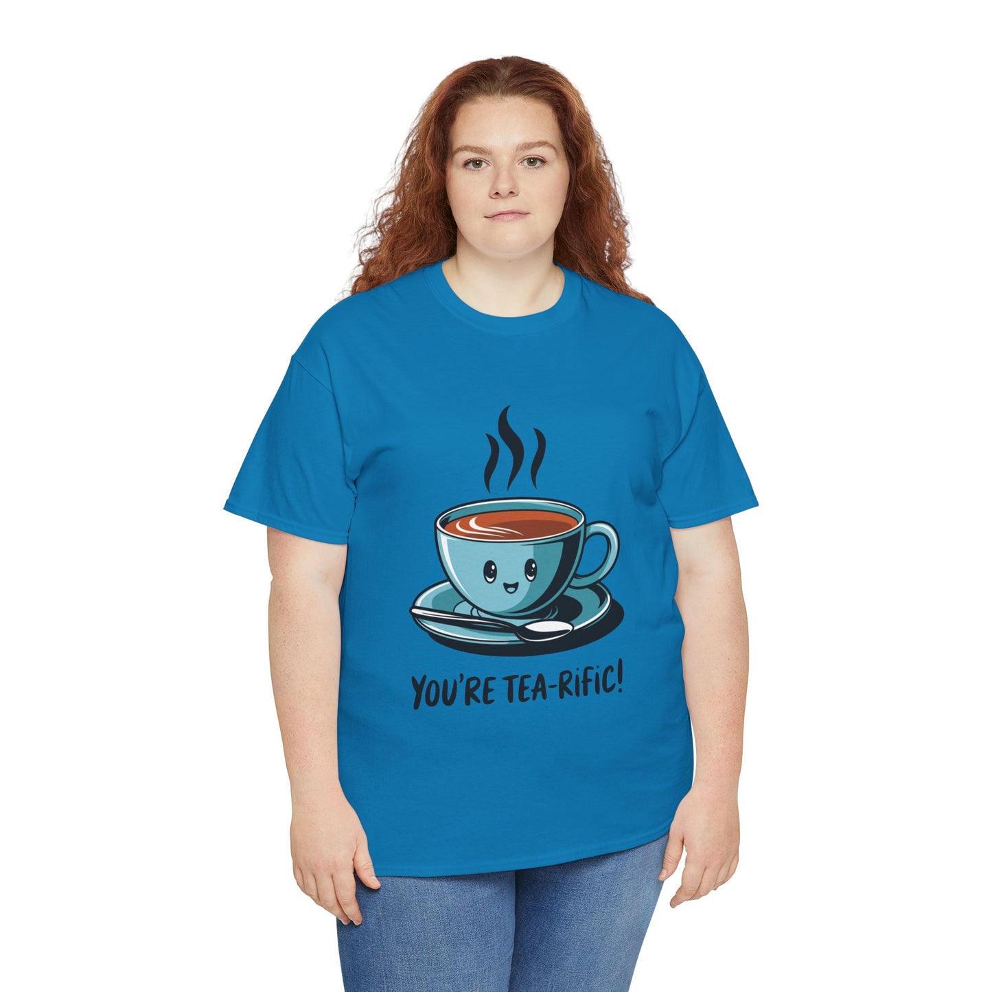 You’re Tea-Rific! Cute Tea Pun T-Shirt for Tea Lovers - Funny Gift, Kawaii Cup Graphic Tee - Unisex Soft Cotton Shirt