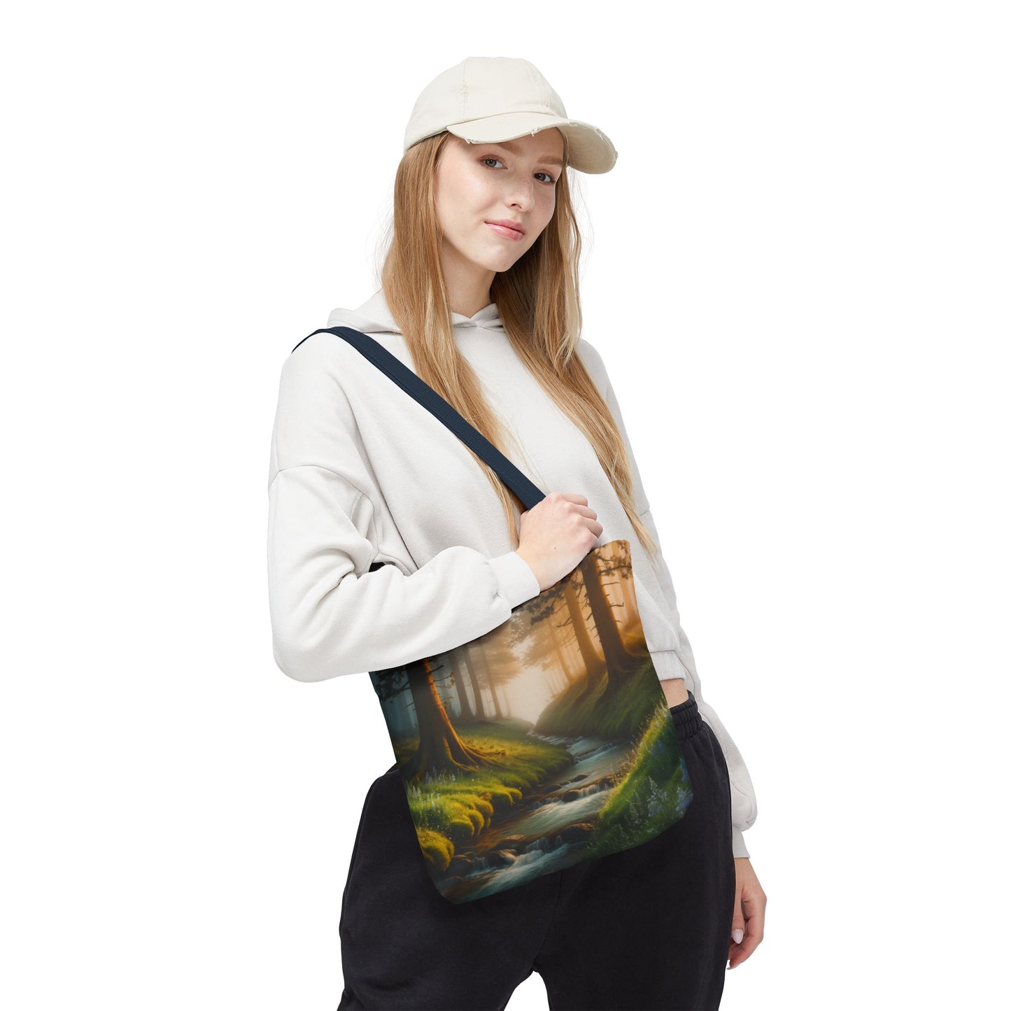 Nature Stream Tote Bag Shopping Bag Reusable Tote Nature Bag