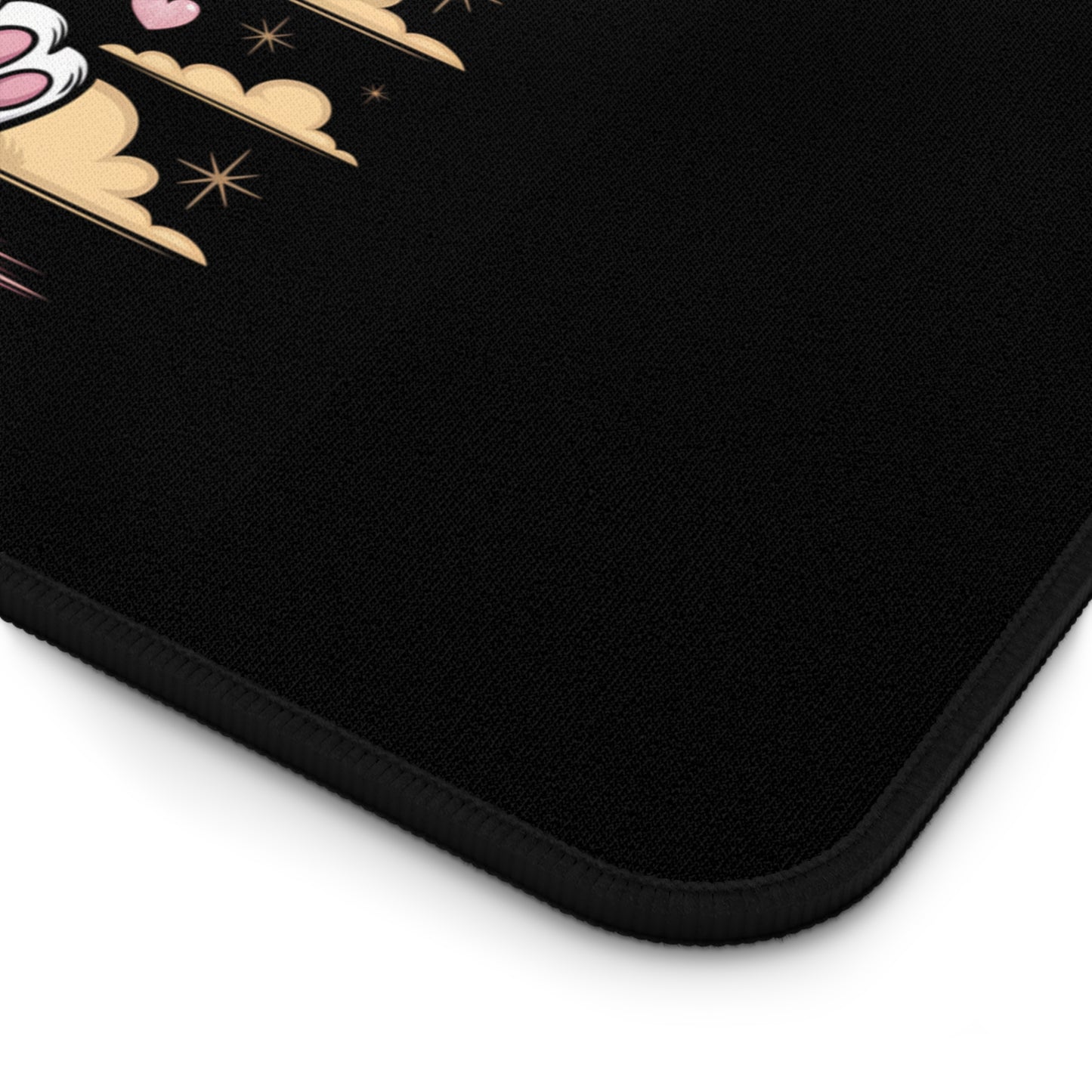 Desk Mat Easter Bunny Somebunny Loves You Mouse Pad Easter Desk Mat Easter Decor