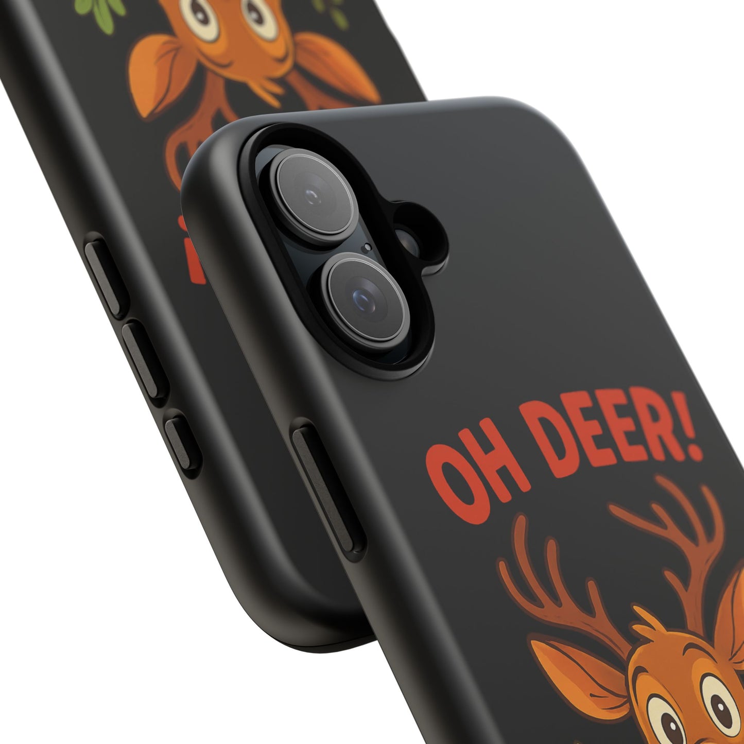 iPhone Case - Startled Deer 'Oh Deer' Nature Lover Phone Case Funny iPhone Accessory