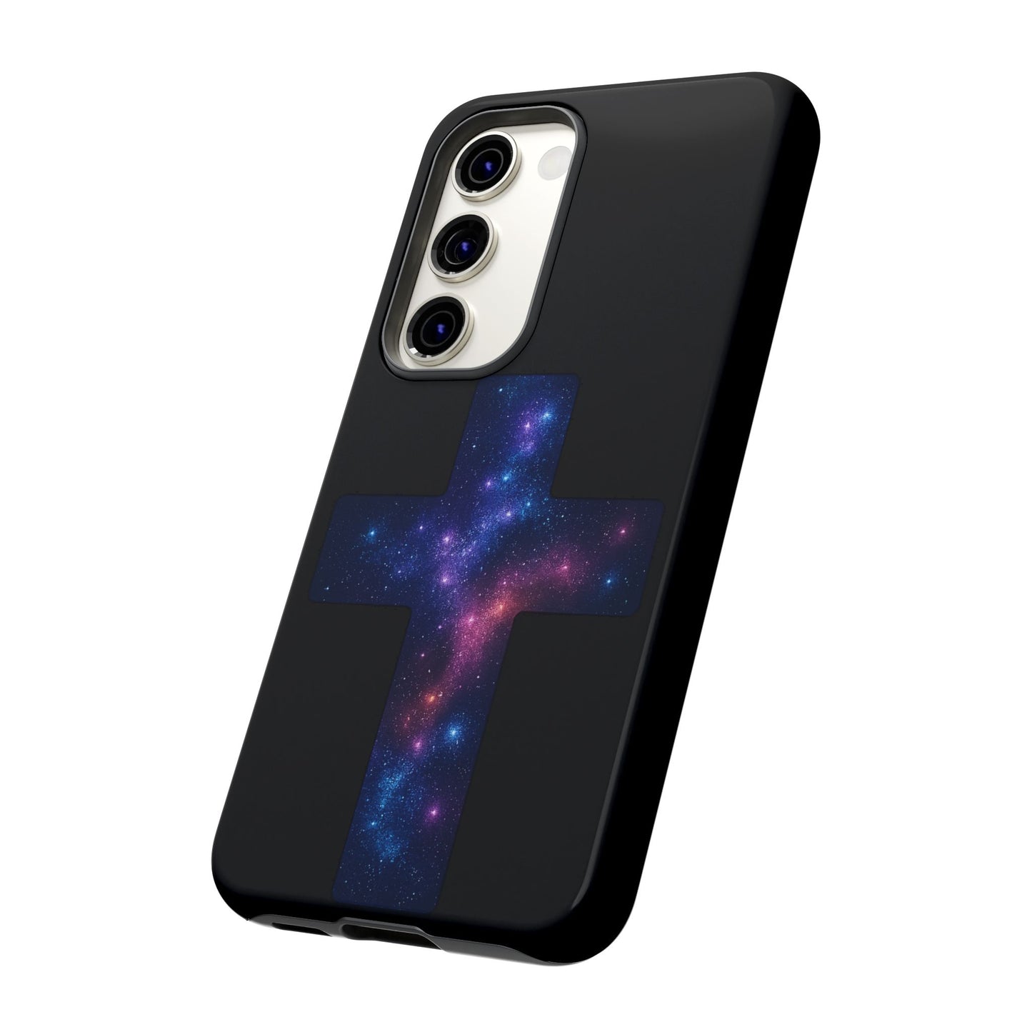 Samsung Phone Case - Galactic Cross Case Christian Phone Case Spiritual Samsung Case Religious Accessory Gift for Believers