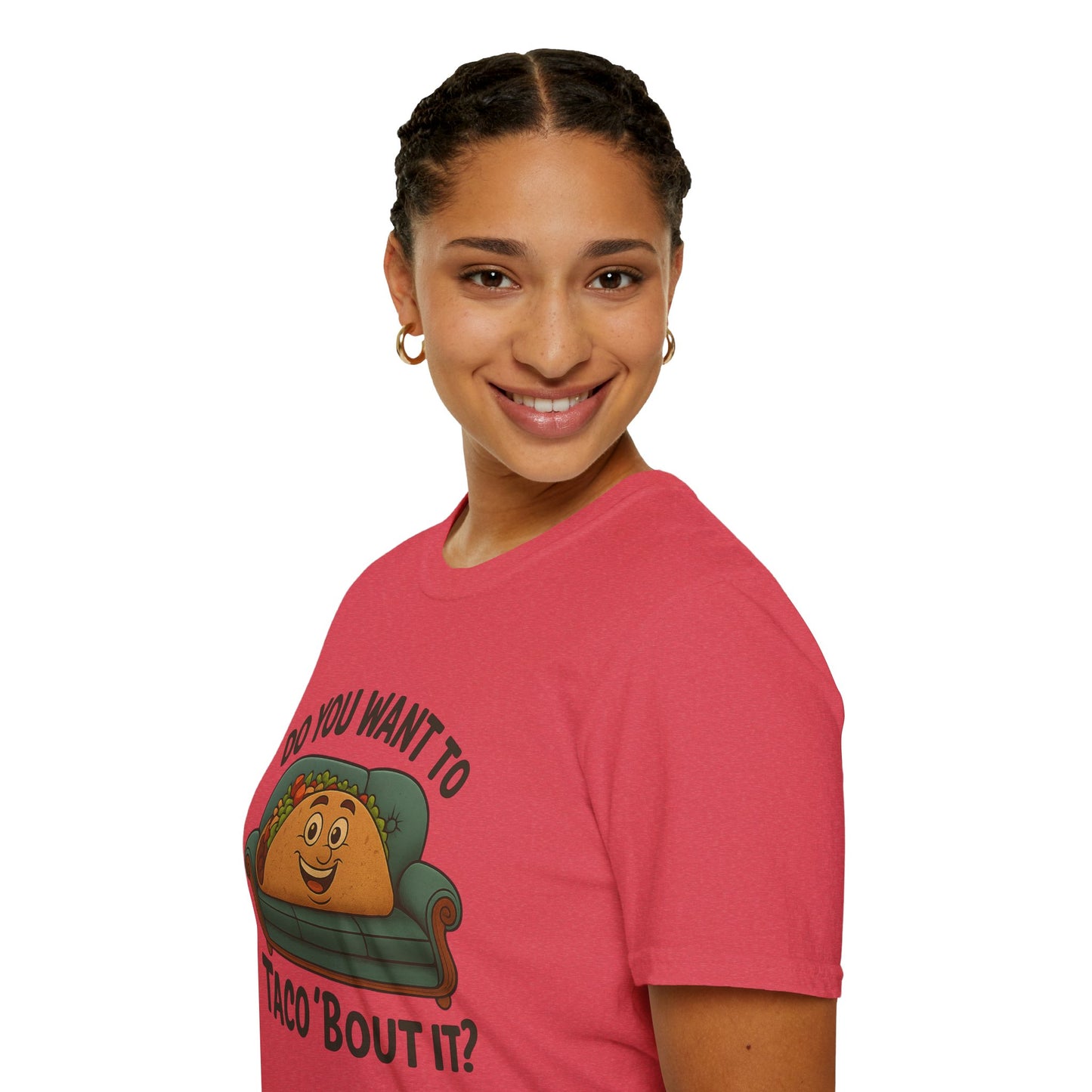 Do You Want to Taco ‘Bout It? Funny Taco Shirt - Cute Foodie Tee - Pun Humor Gift - Food Lover T-Shirt - Cinco de Mayo Outfit