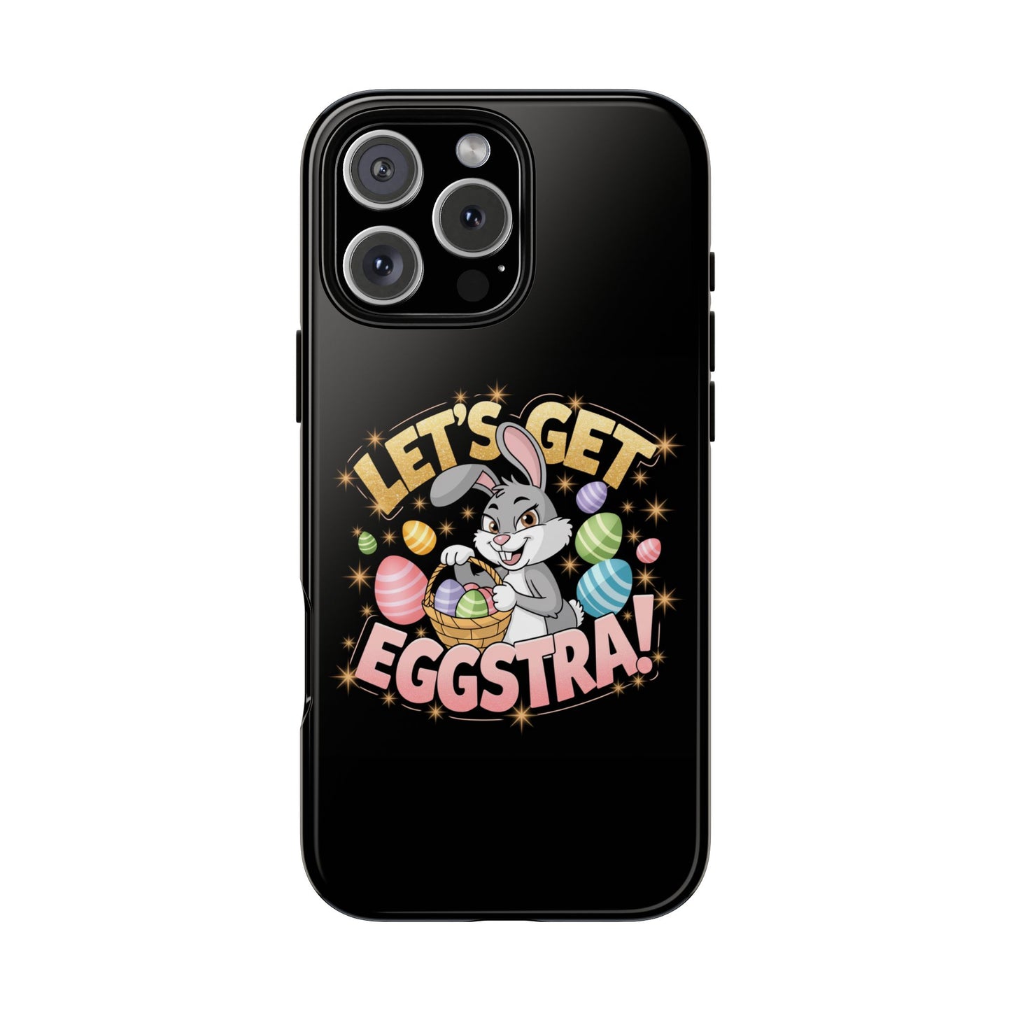 iPhone Case Easter Bunny 'Let's Get Eggstra Phone Case Easter iPhone Case