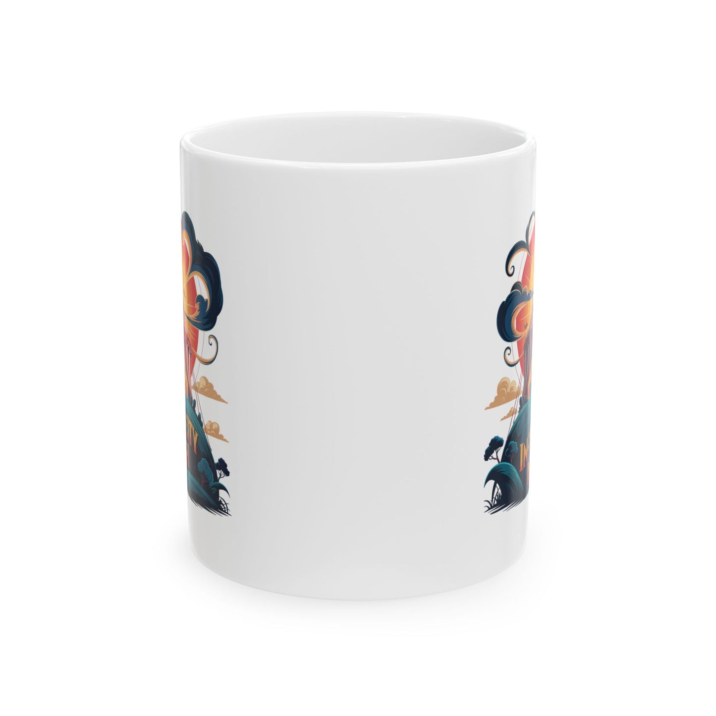 Funny Camping Coffee Mug • The In-Tent-City is High Pun Cup • Outdoor Adventure Gift • Festival Coffee Mug • Camping Humor Drinkware