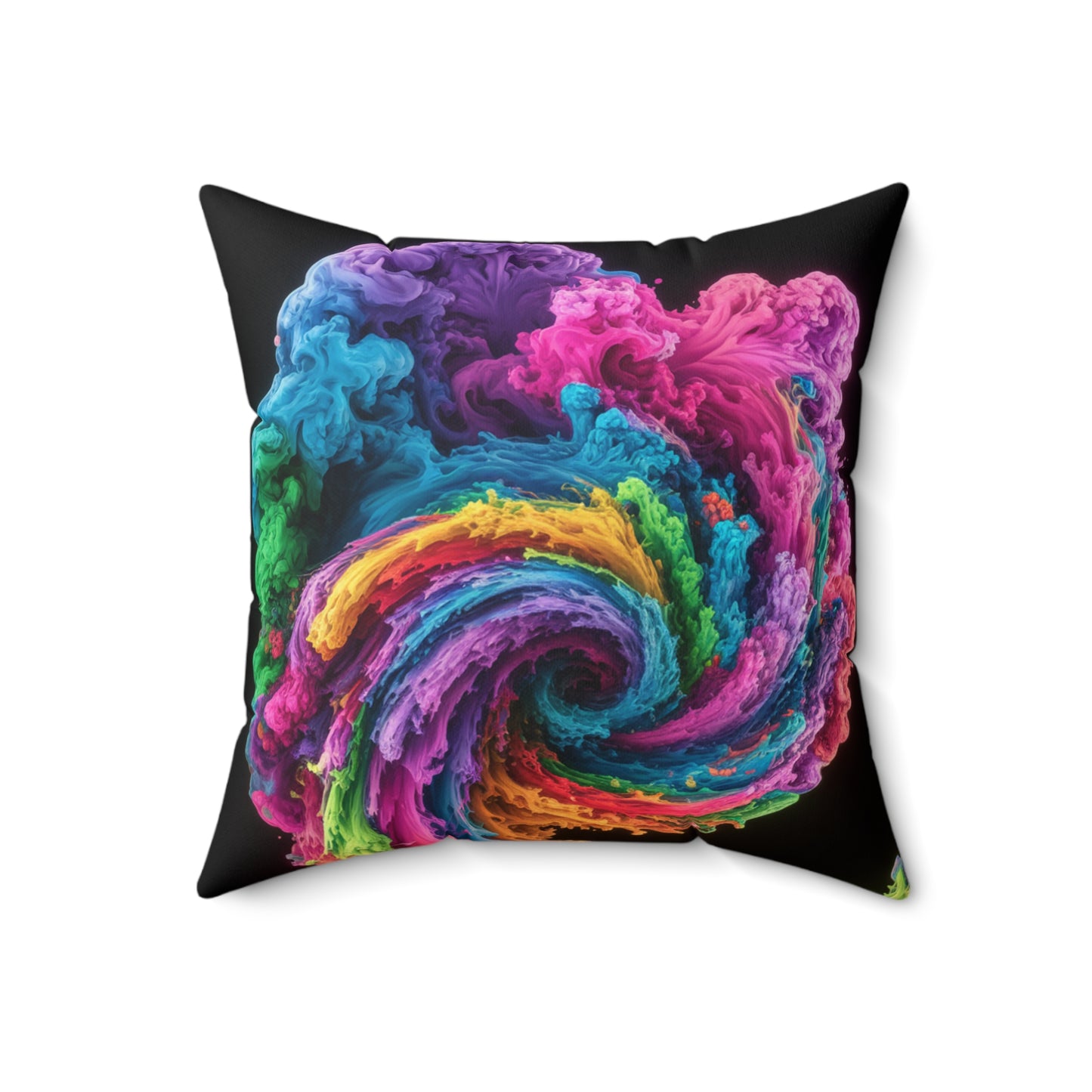 Colorful Swirl Pillow