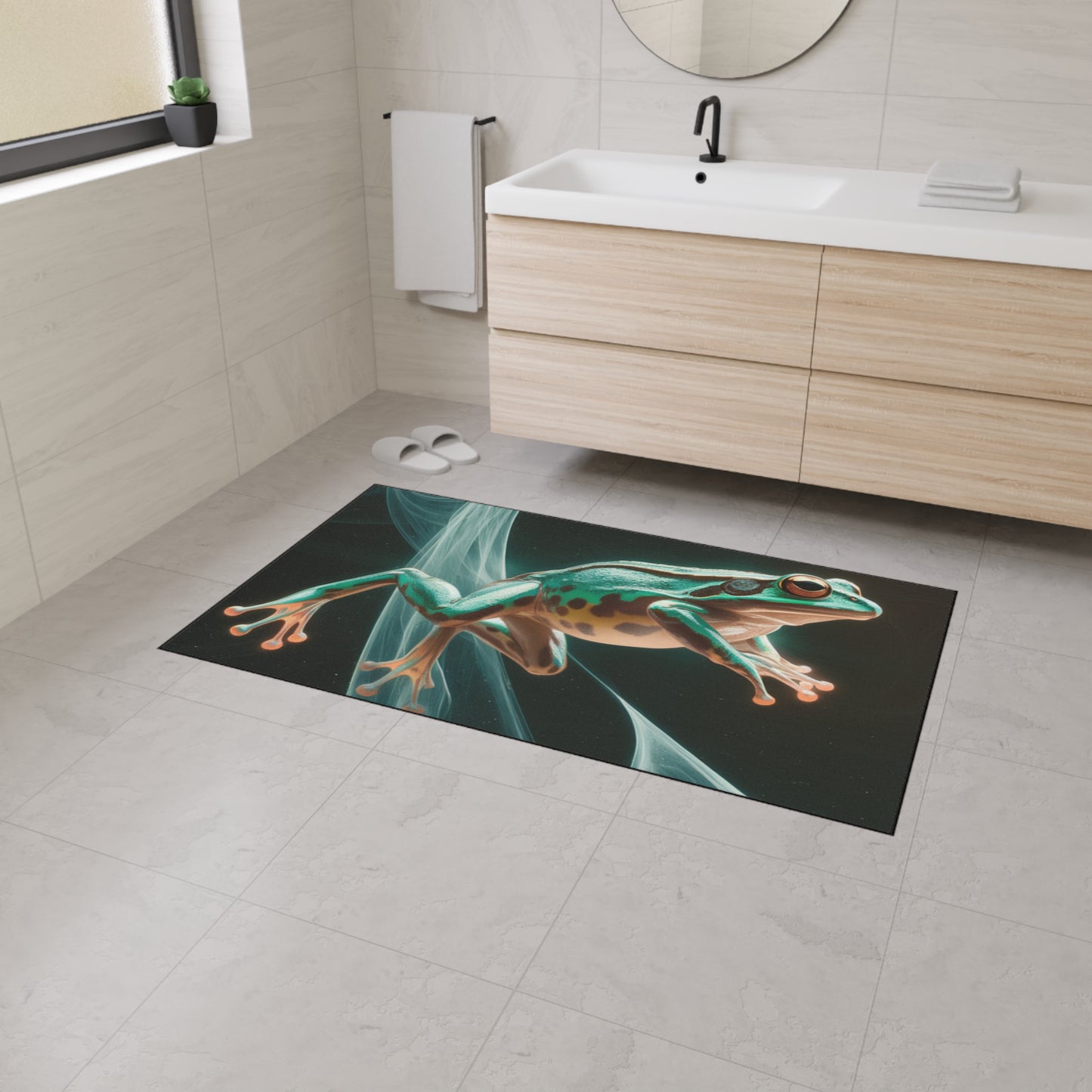 Floor Mat - Fun Frog Design