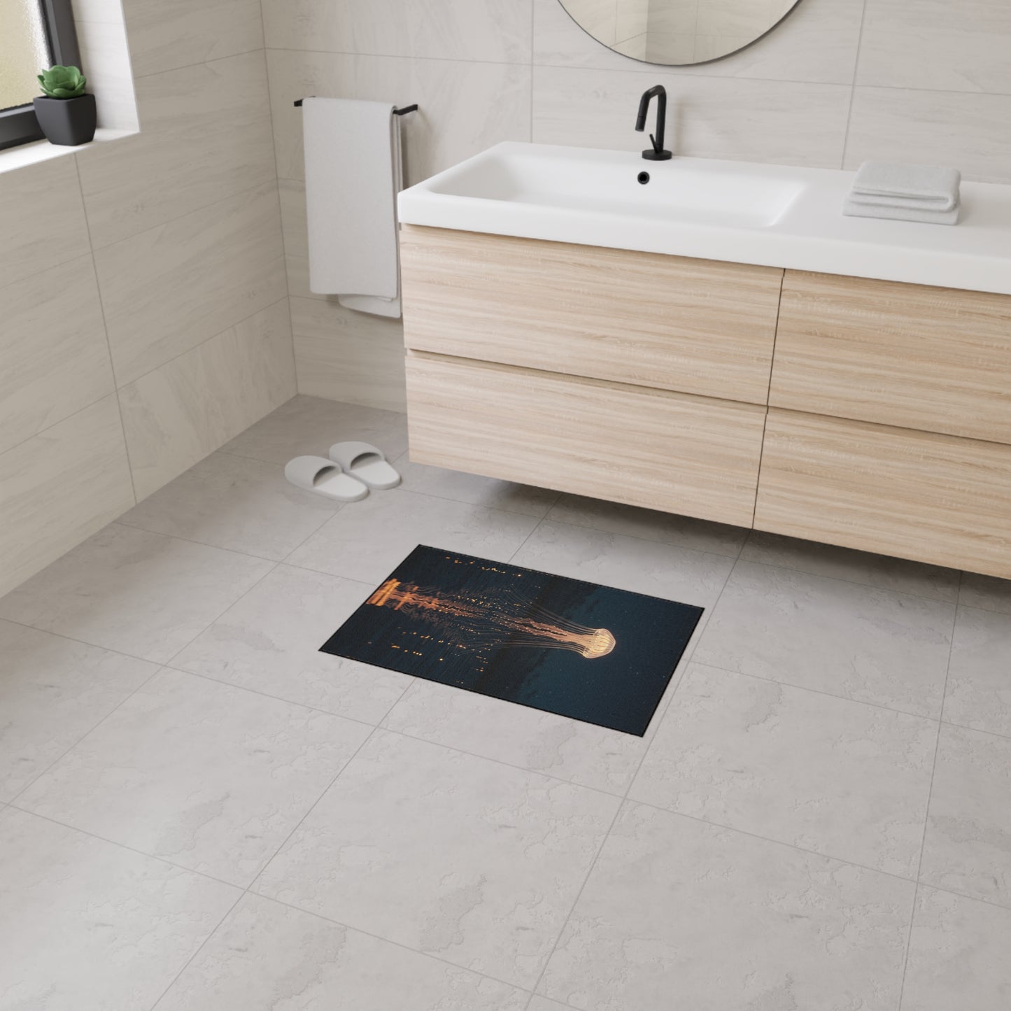 Floor Mat - Jellyfish Lake Design