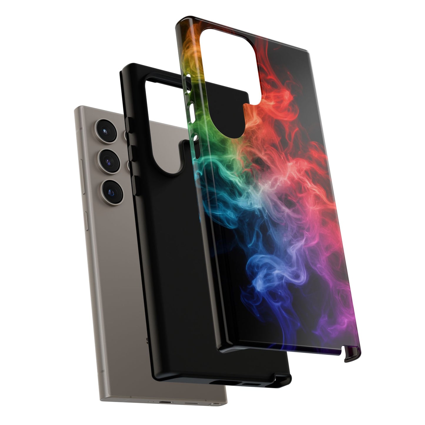 Samsung Galaxy Tough Case with Colorful Smoke Design